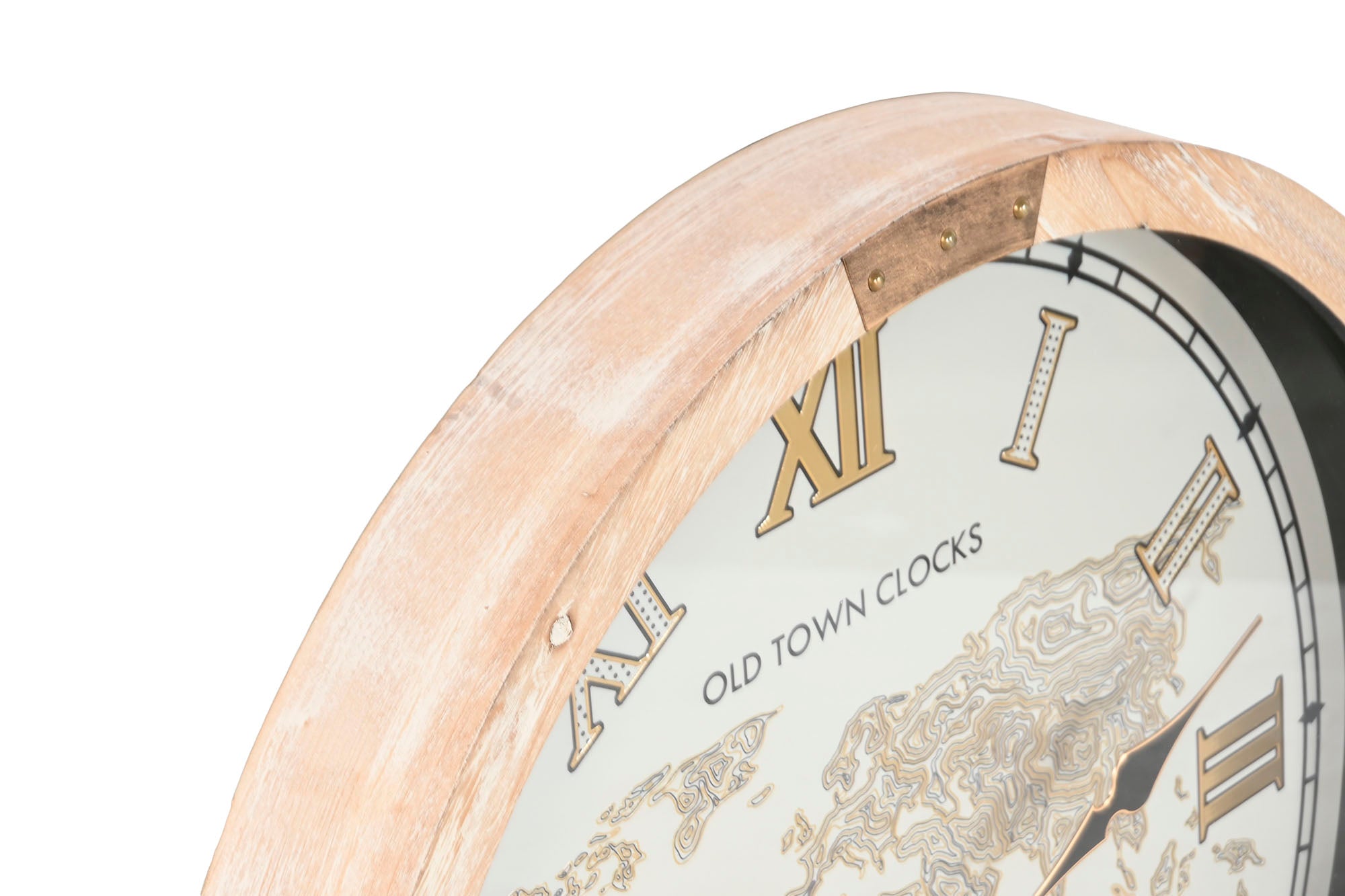 Reloj Pared Abeto Cristal 63,5X8X63,5 Movimiento
