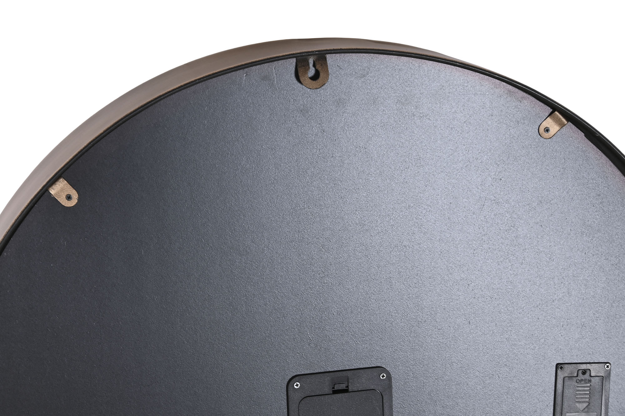 Reloj Pared Metal Cristal 60X8X60 Movimiento