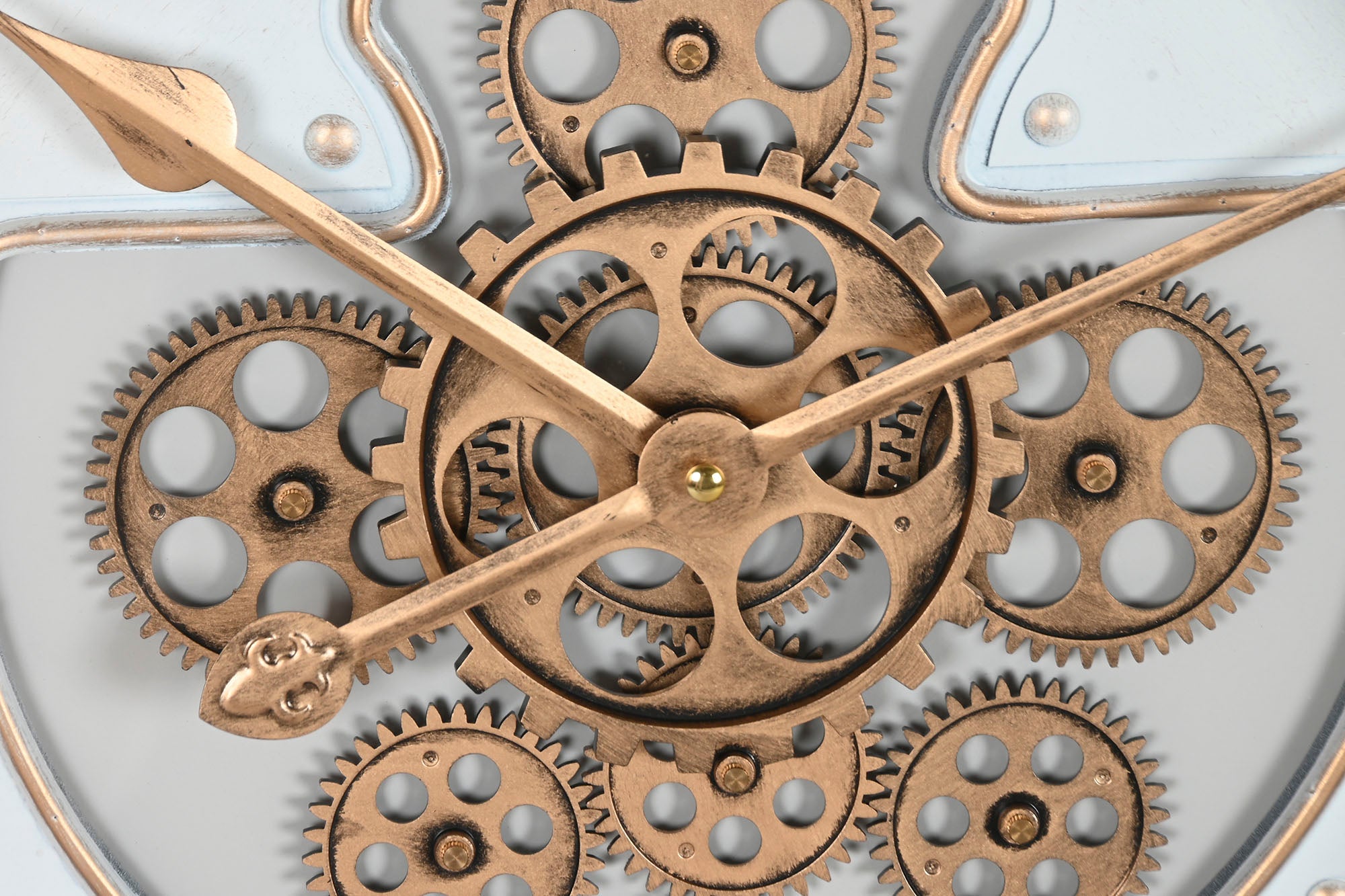 Reloj Pared Metal Cristal 60,5X9,5X60,5 Movimiento