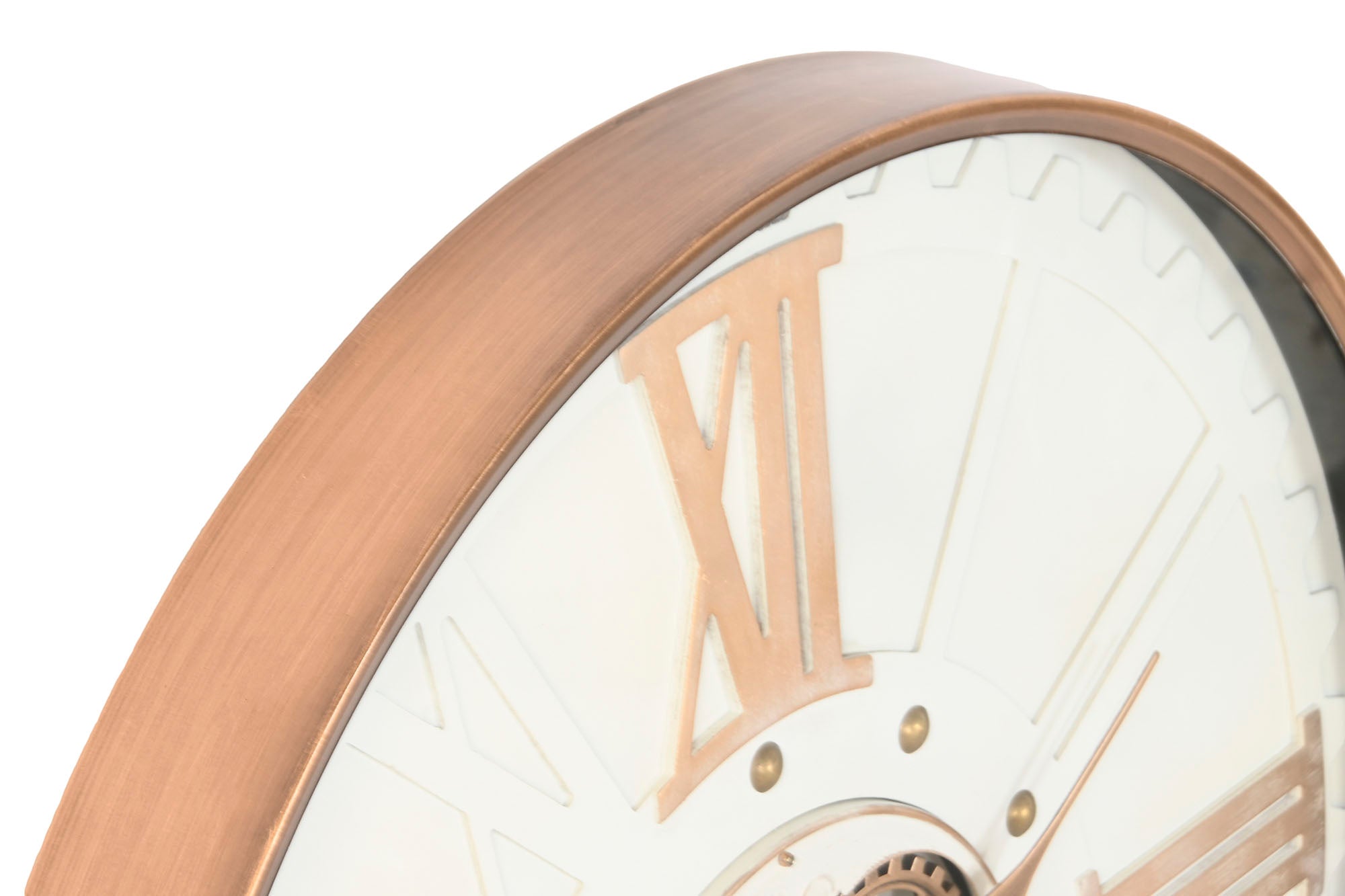 Reloj Pared Metal Cristal 80X8X80 Movimiento