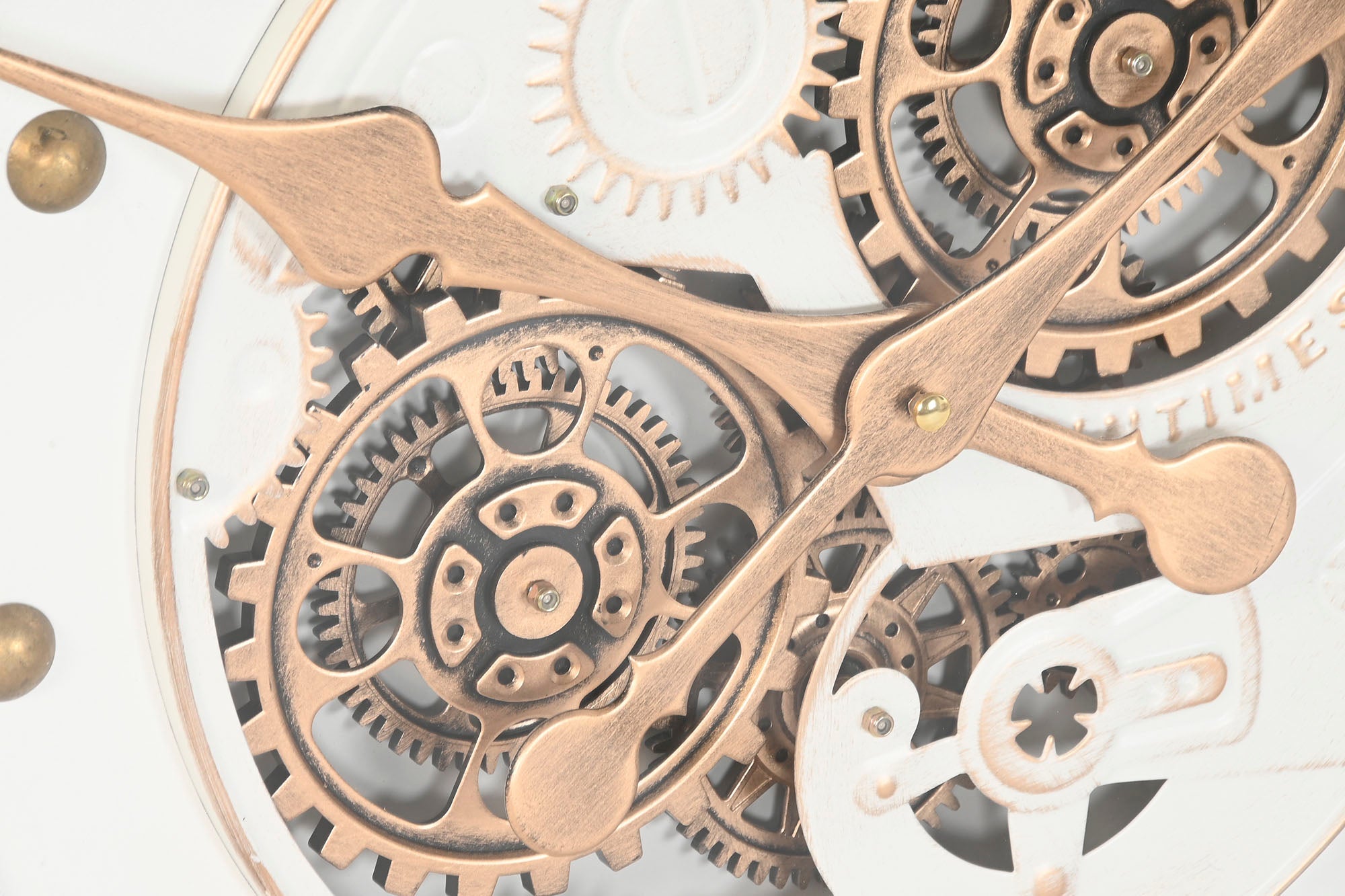 Reloj Pared Metal Cristal 80X8X80 Movimiento