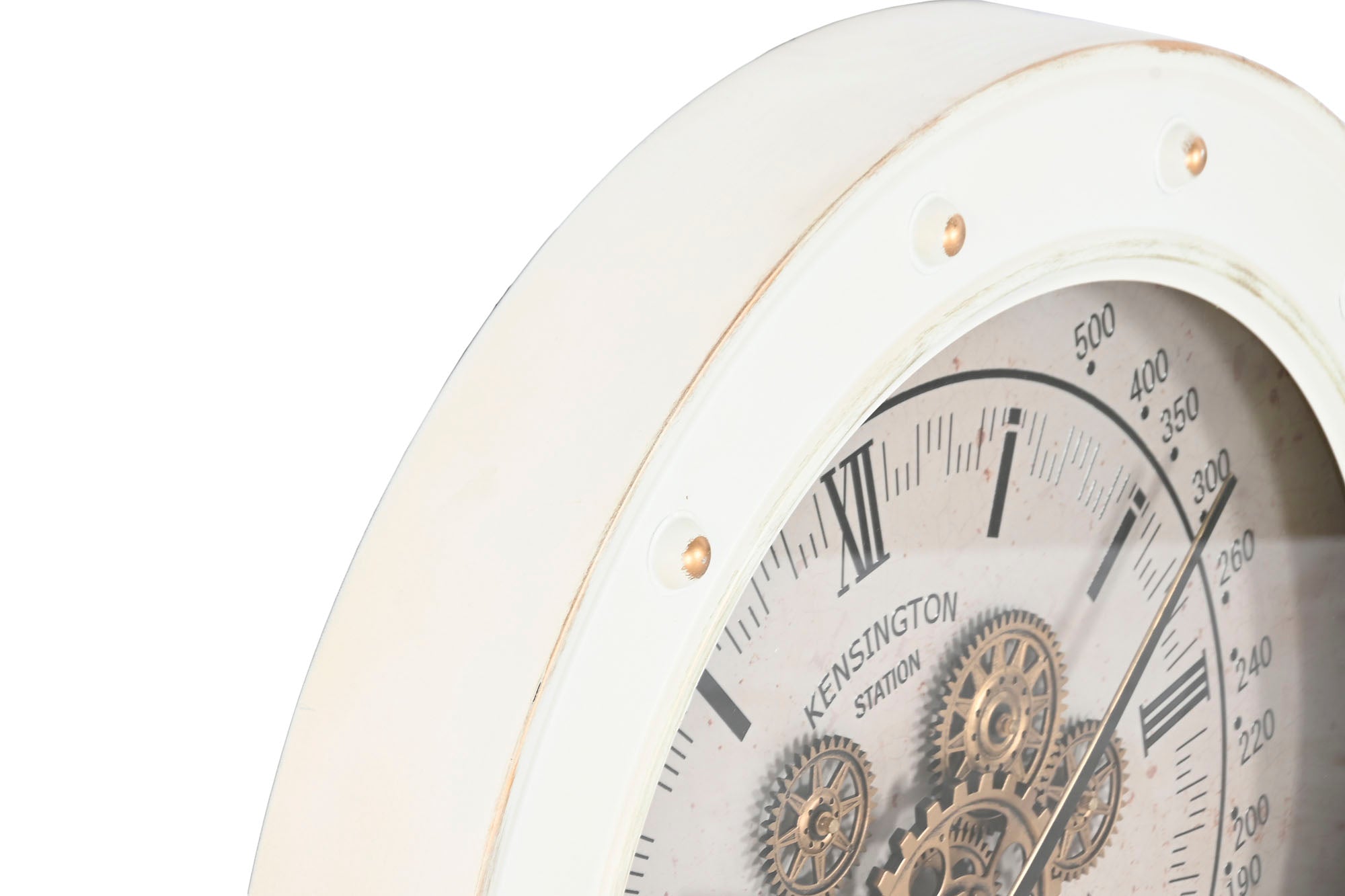 Reloj Pared Led Metal 60X9X60 Movimiento Blanco