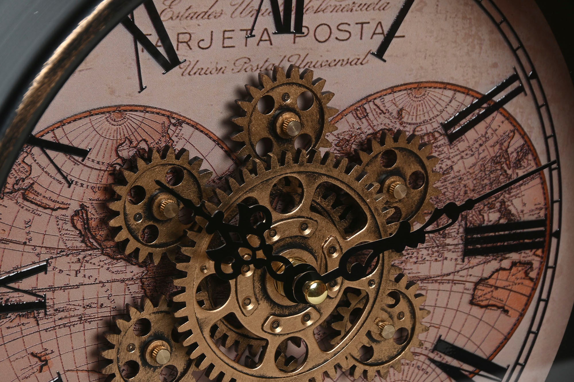 Reloj Sobremesa Metal Cristal 30X9X32 Movimiento