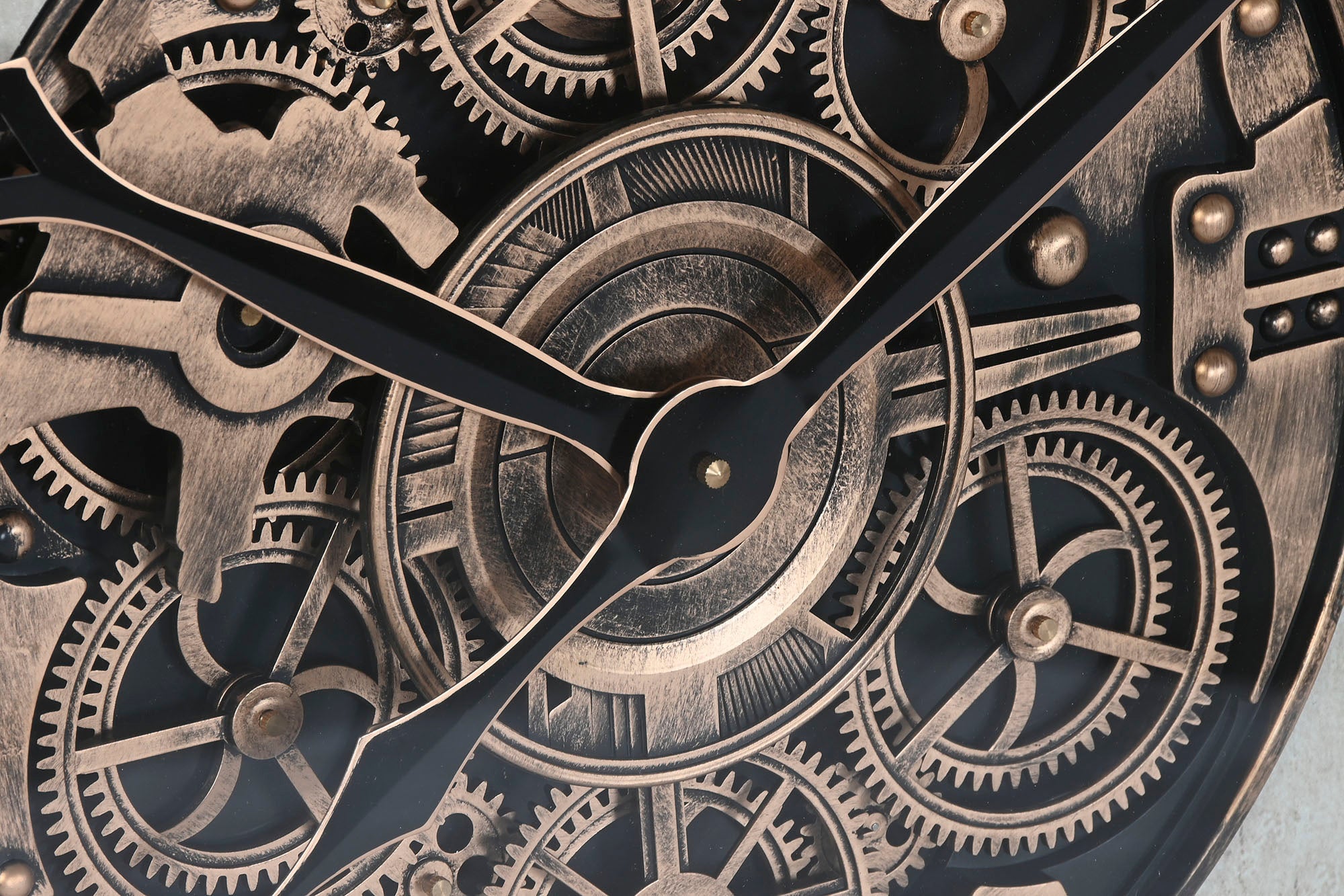 Reloj Pared Pino Cristal 80X8X80 Blanco