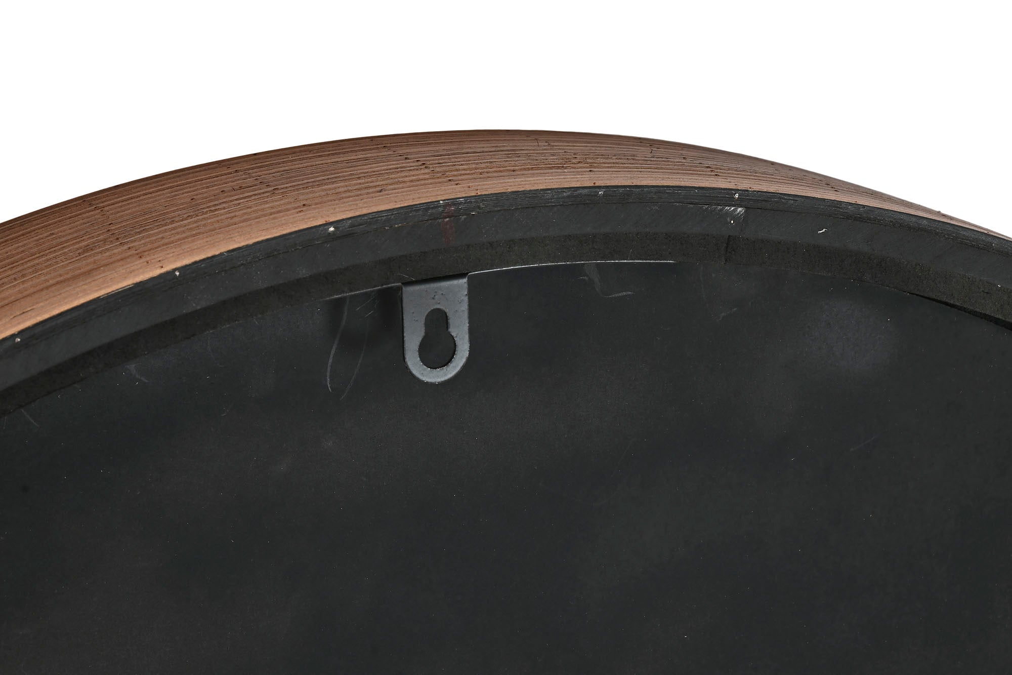 Reloj Pared Pino Cristal 80X8X80 Blanco