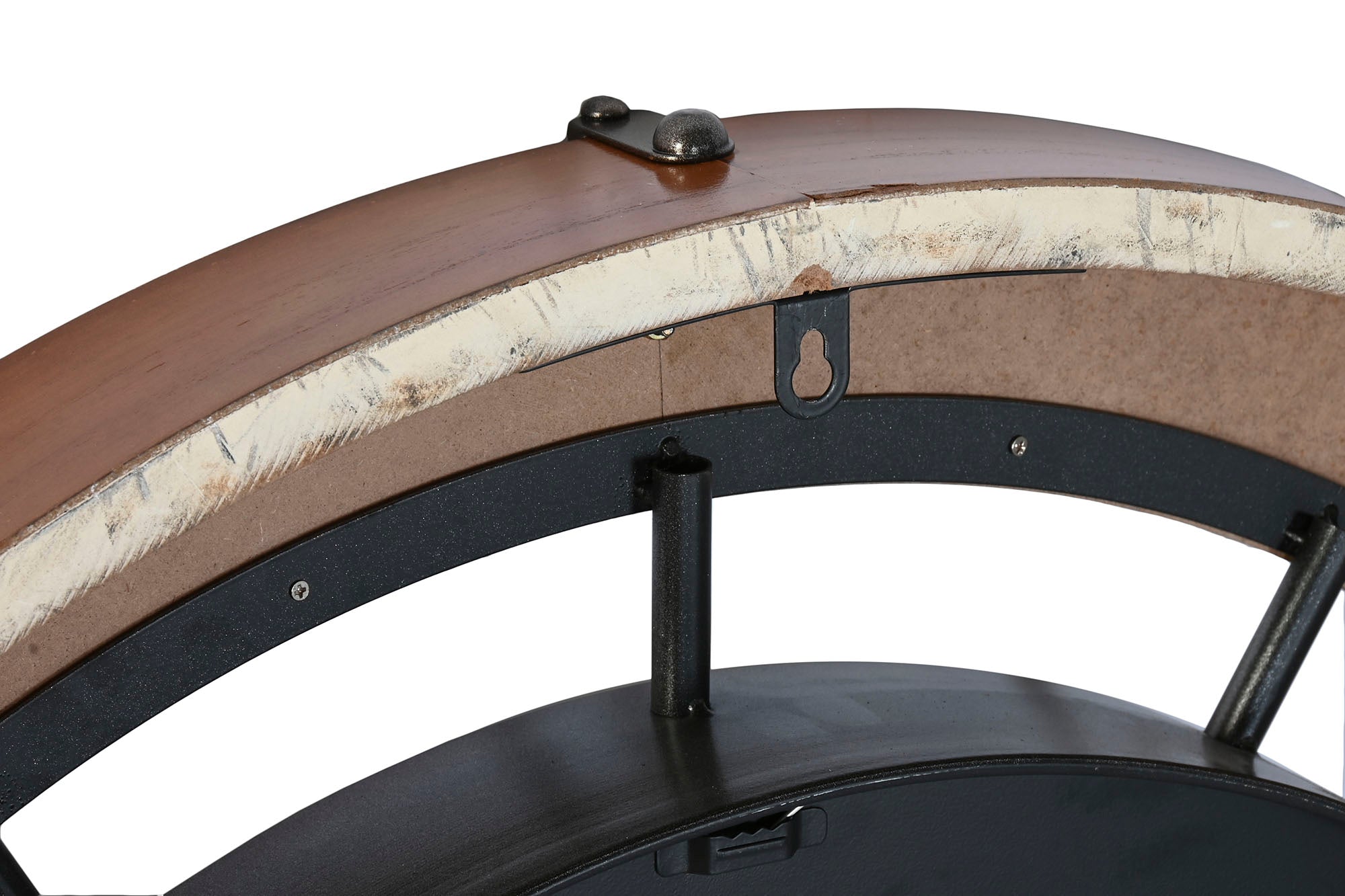 Reloj Pared Pino Metal 86X9,5X86 Natural