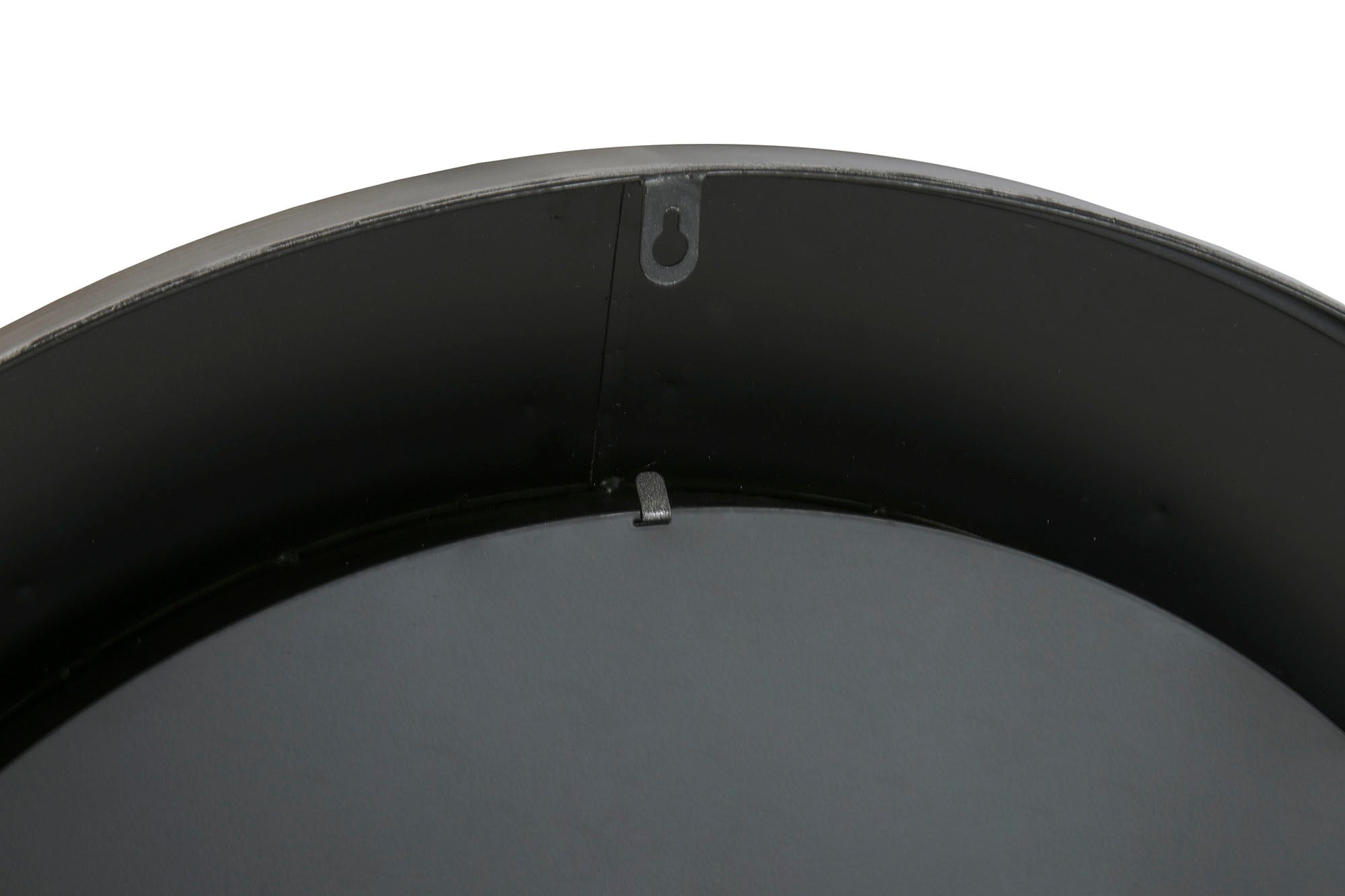 Reloj Pared Hierro Cristal 80X9X80 Plateado