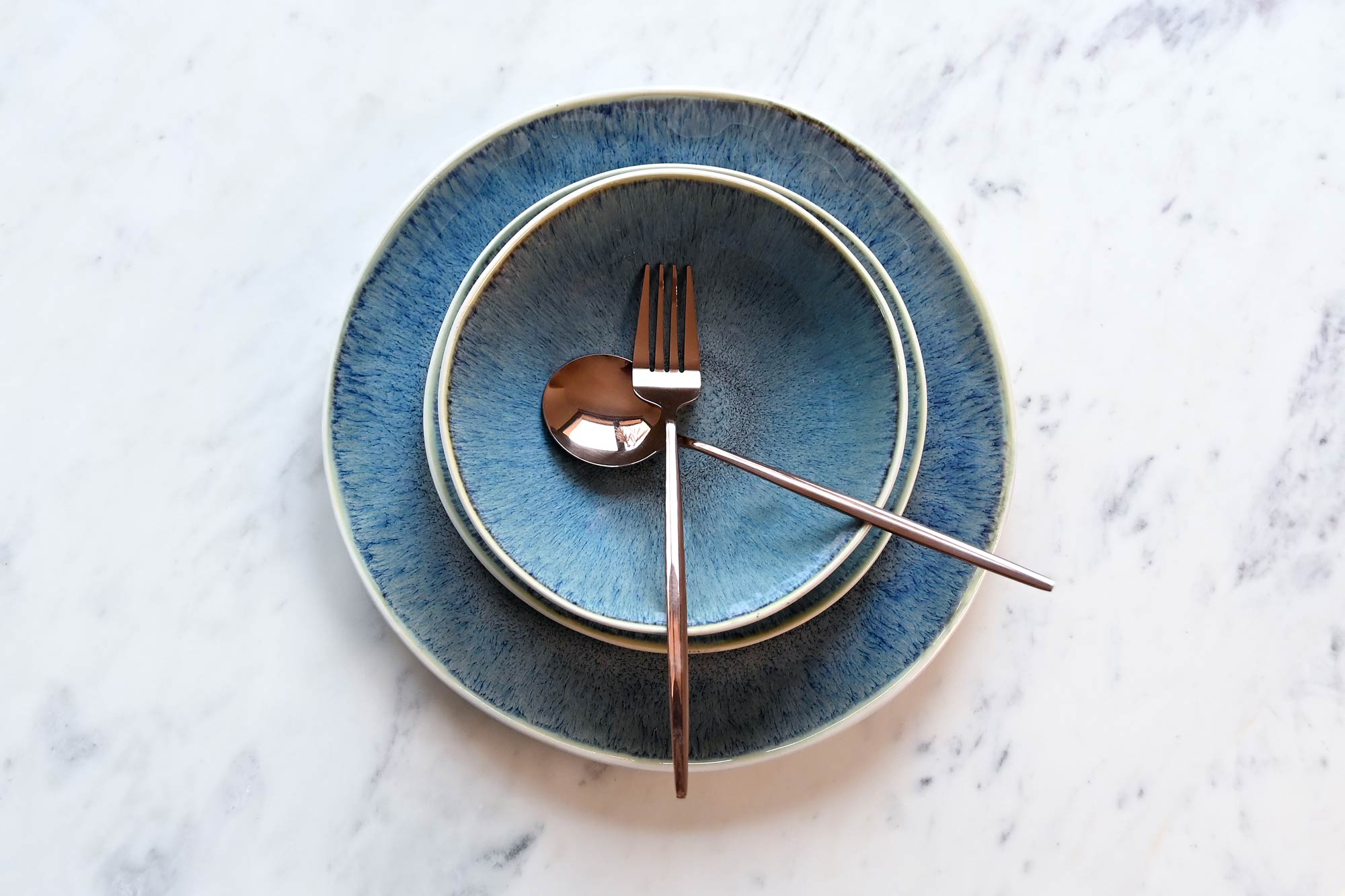 Cuberteria Set 16 Inox 3X1,5X13 3Mm Bronce