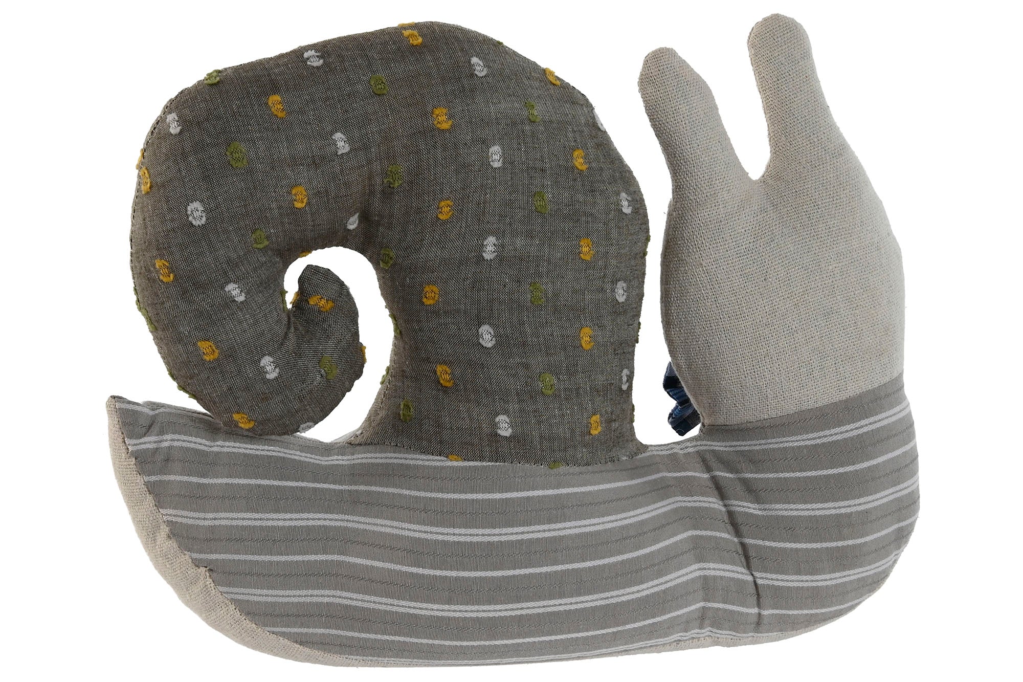 Polyester Doorstop 28X9X21 Snail 2 Assorted