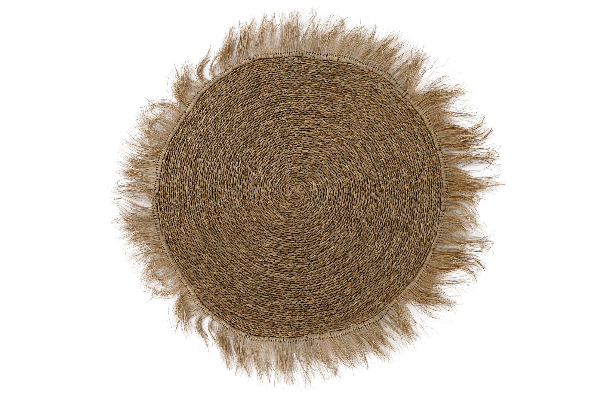 Alfombra Fibra Yute 125X125X1 Flecos Natural