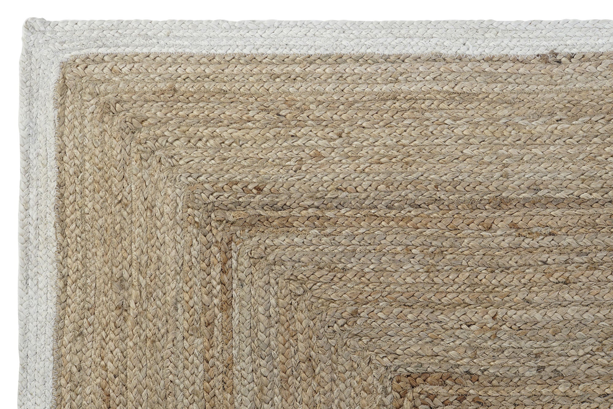 Alfombra Yute Algodon 160X230X1 2300 Marron Claro