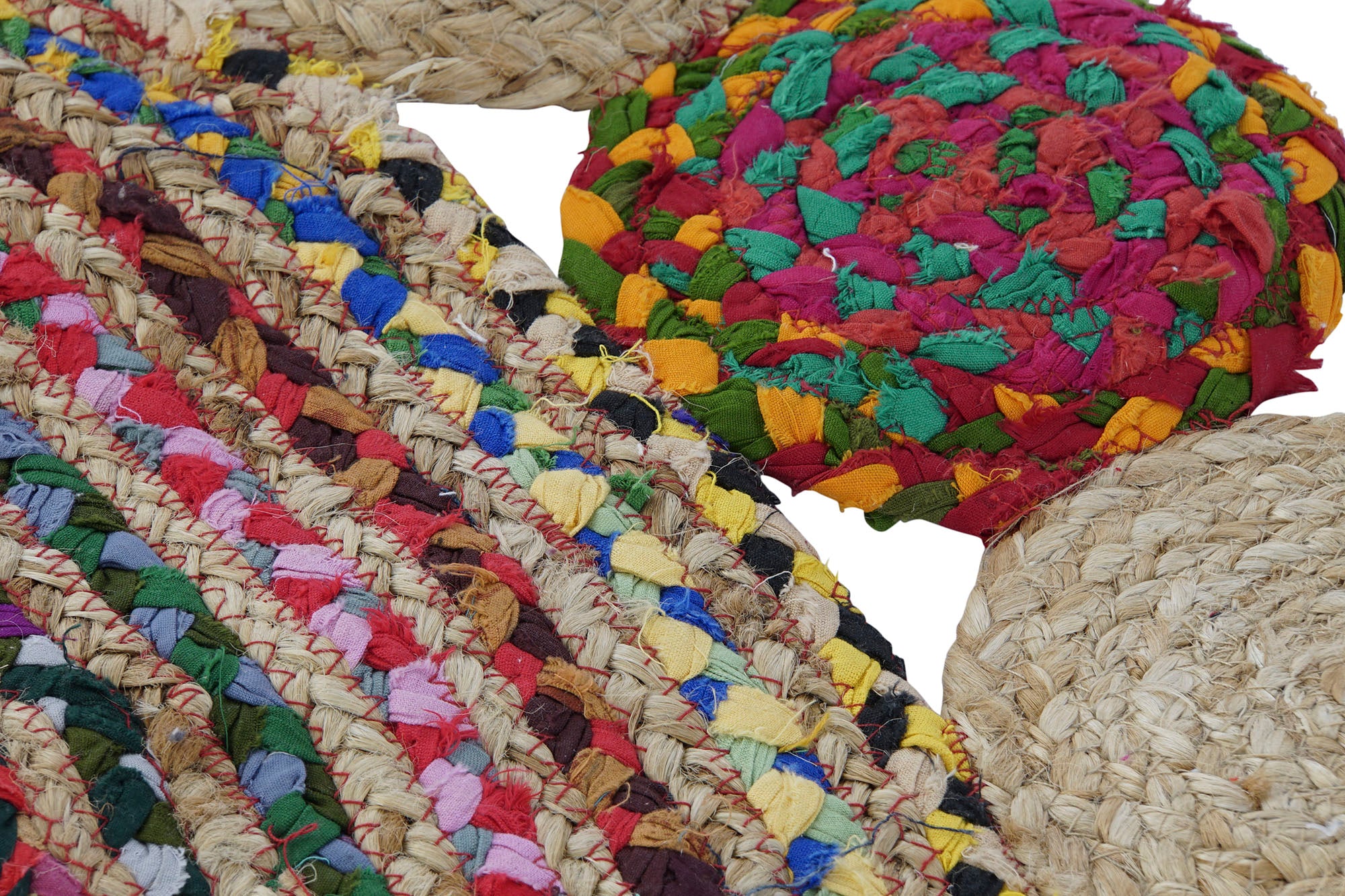 Cotton Jute Rug 160x160x1 2100 Gsm