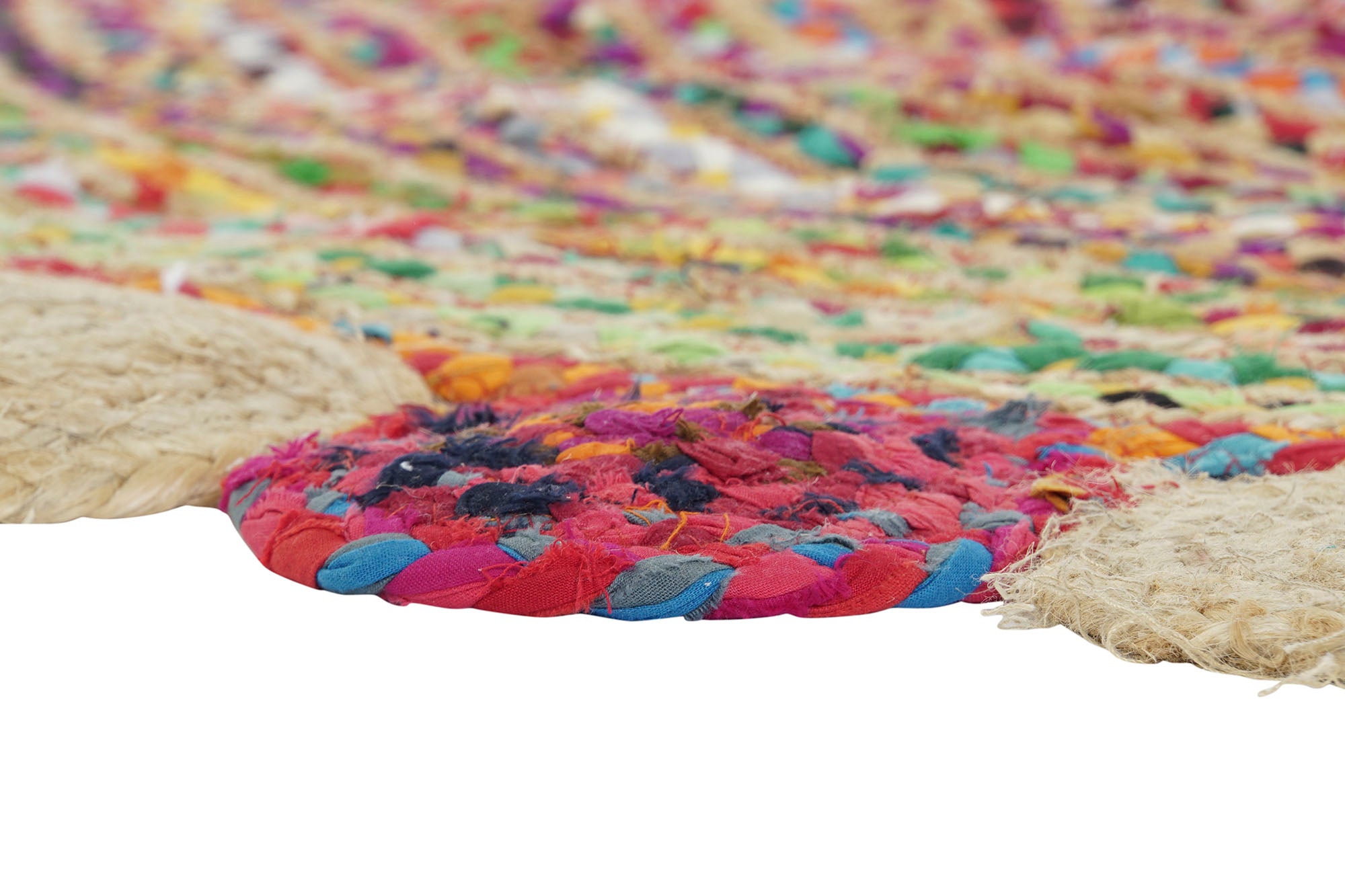Cotton Jute Rug 160x160x1 2100 Gsm