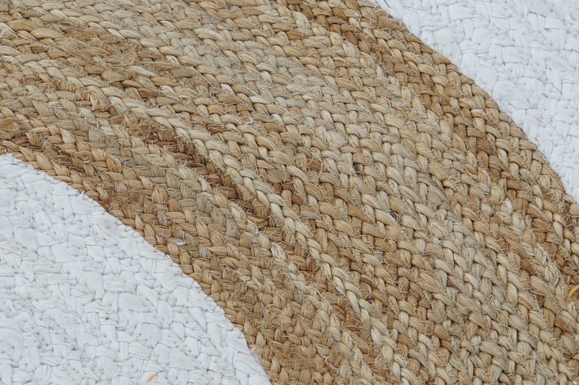 Cotton Jute Rug 140x140x1 2100 Gsm Fringes
