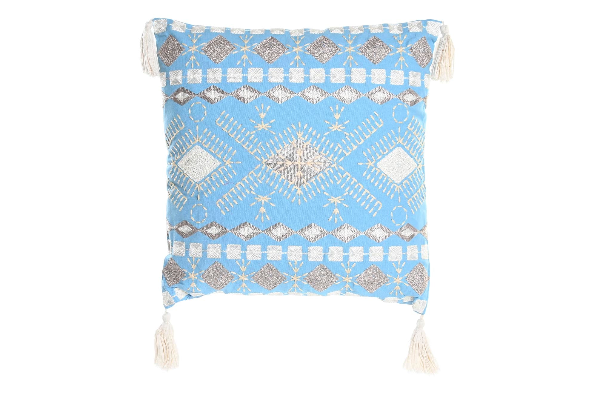 Cotton Cushion 40X15X40 550 Gr, Worn Blue