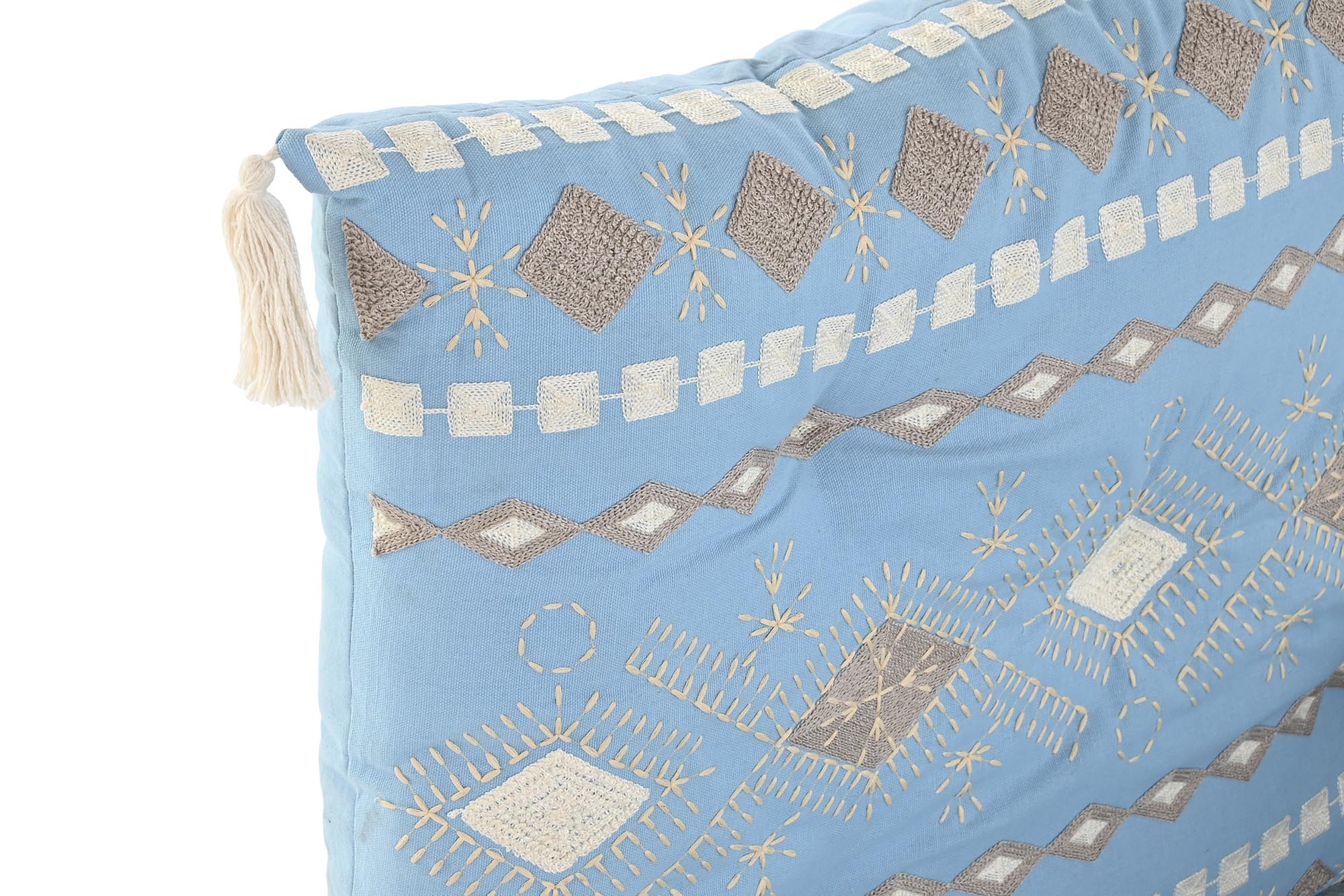 Conjunto de 4 Poltronas Algodão 150X74X14 Bordado 4 Sortidas