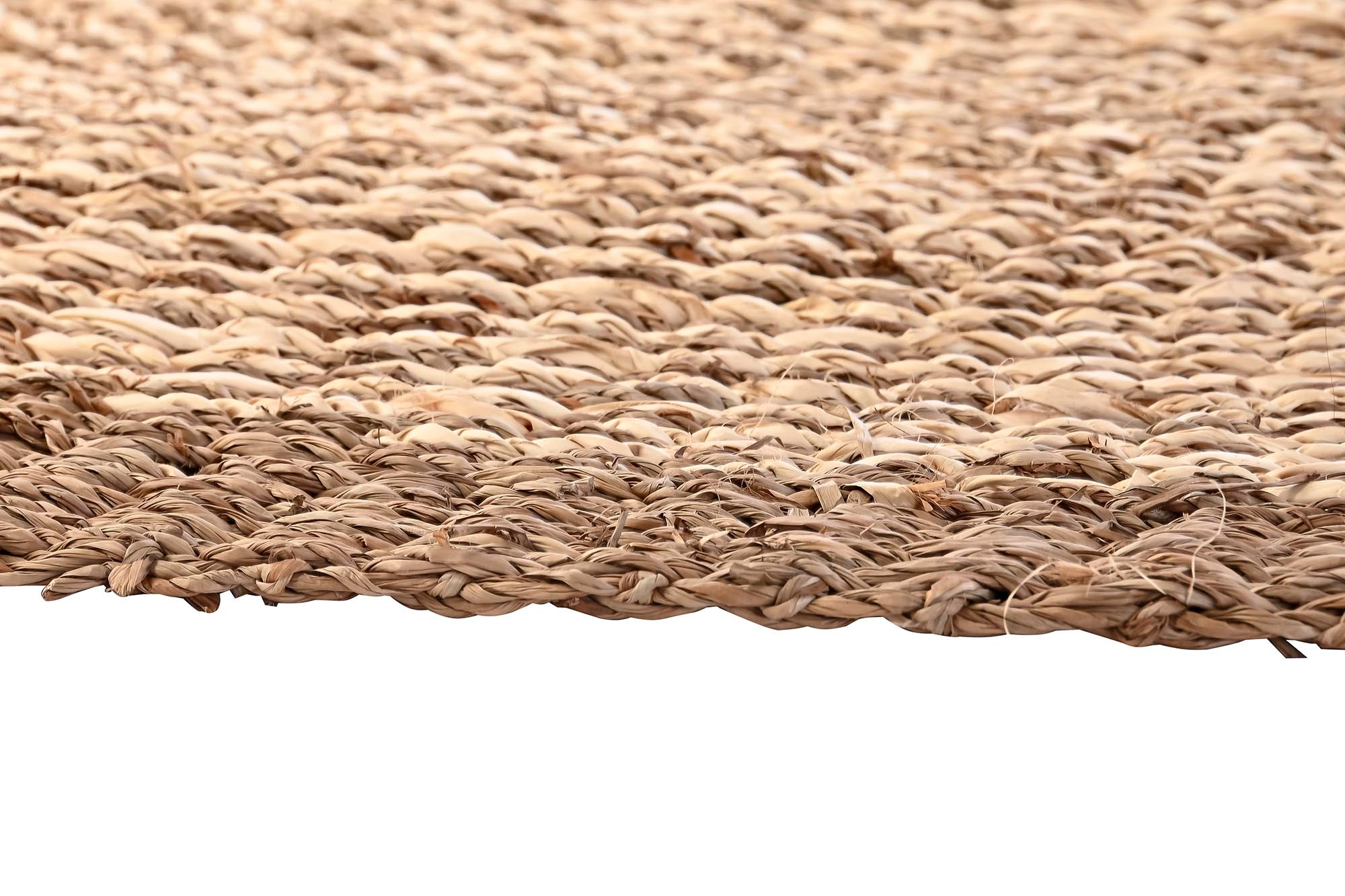 Alfombra Seagrass Fibra Maiz 150X1X150 Beige