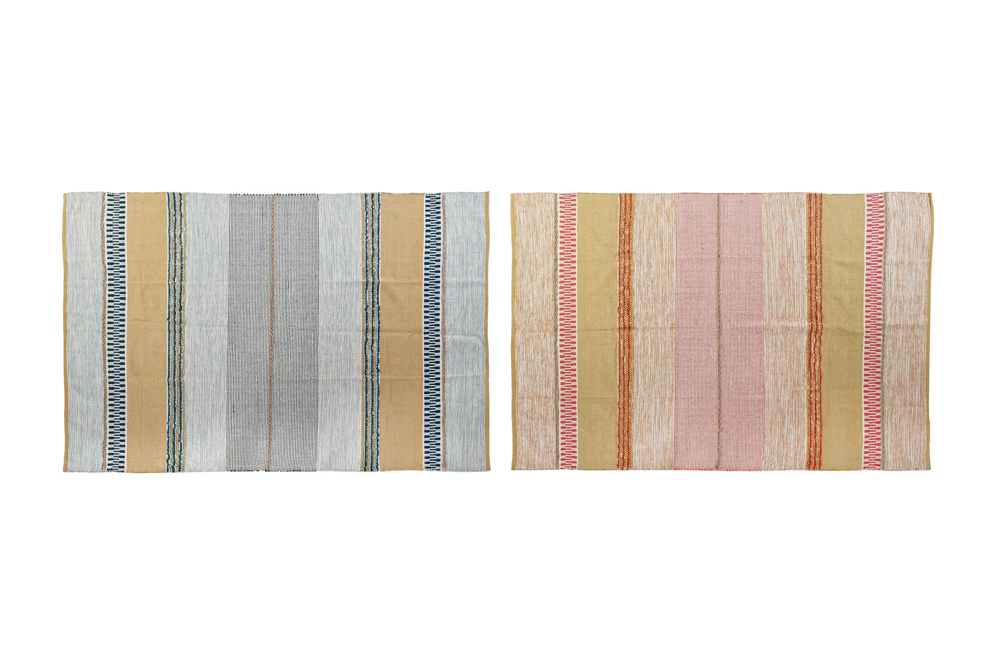 Cotton Jute Rug 120X180X1 1200 Gsm 2 Assorted