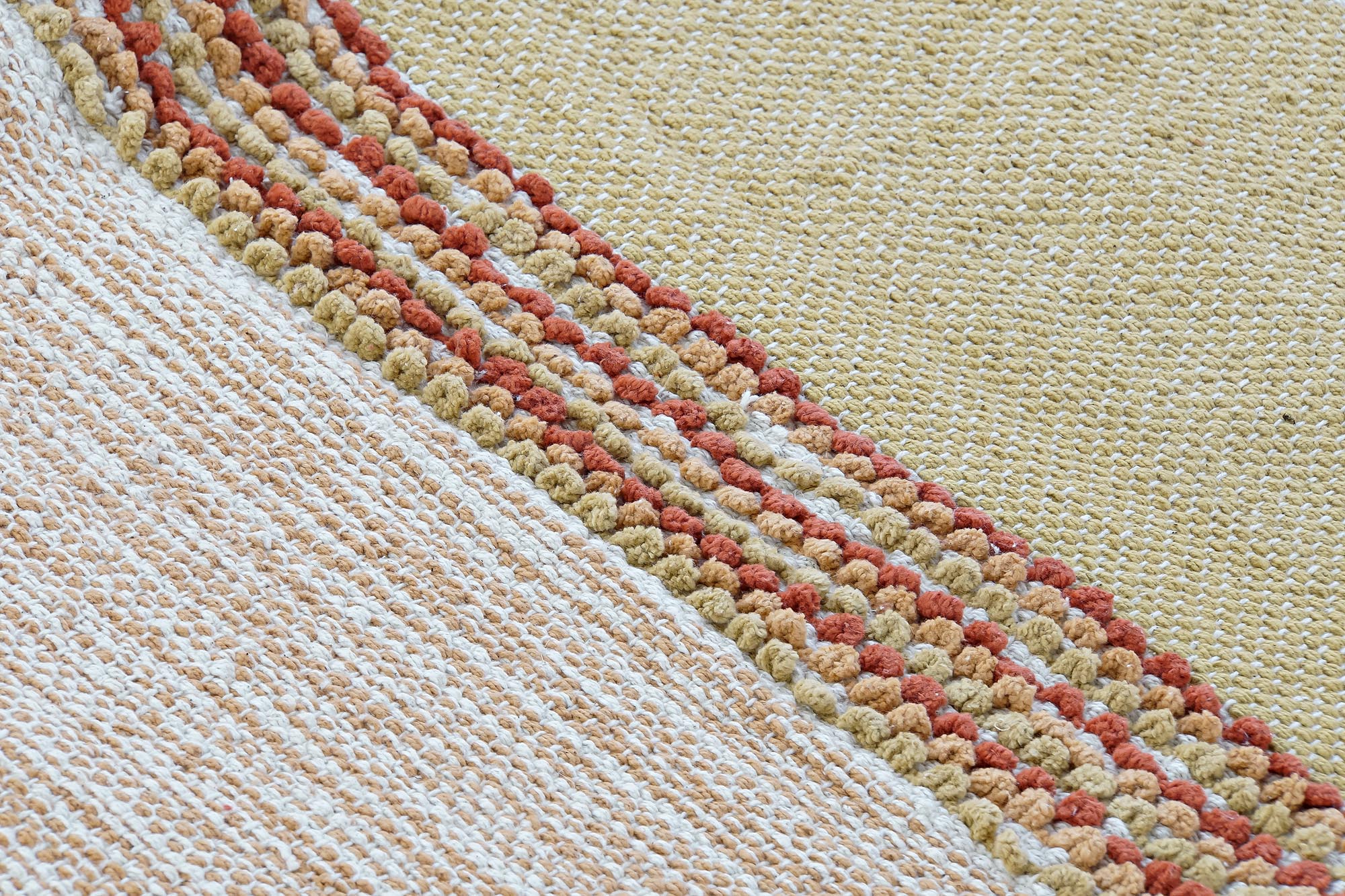 Cotton Jute Rug 160X230X1 1200 Gsm, 2 Assortments