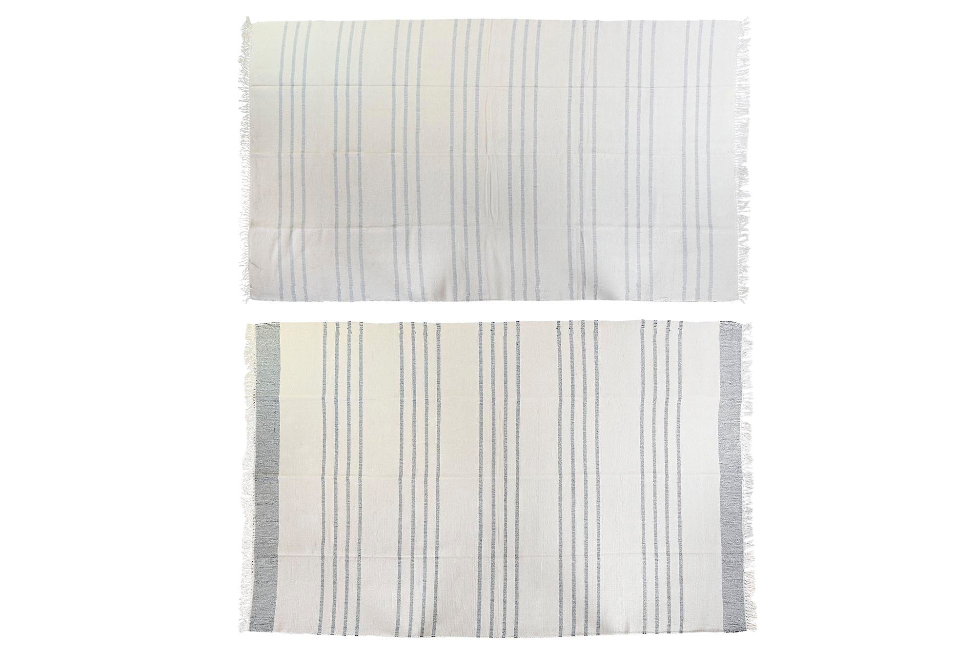 Tapete de algodão 200x290x0,75 1000 g/m² franjas 2 su