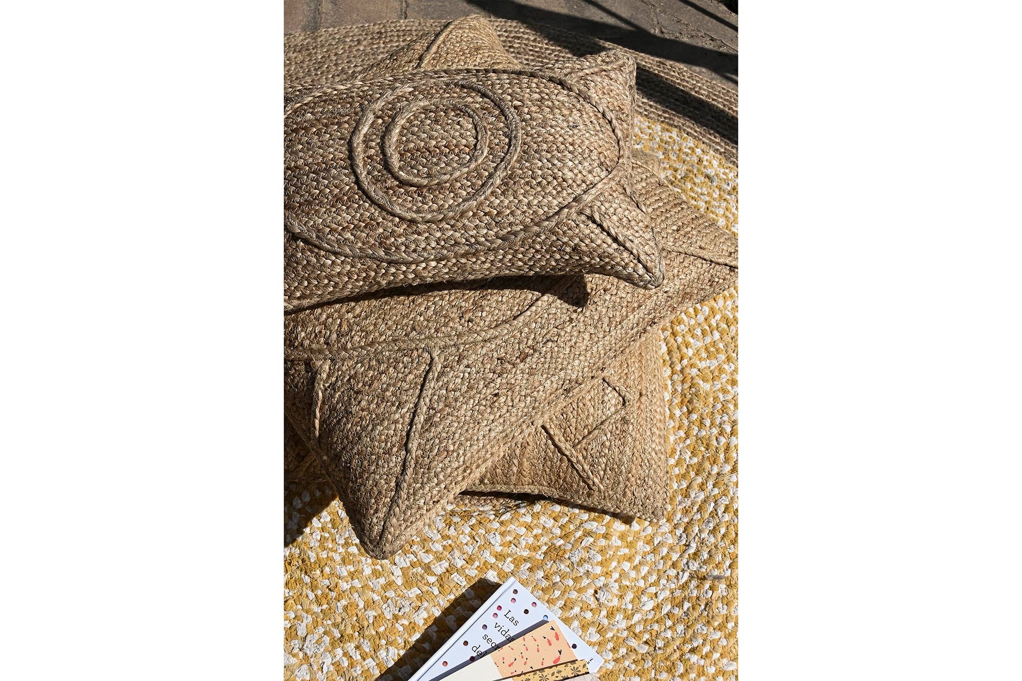 Cotton Jute Rug 200x200x1 2300 Gsm Natural