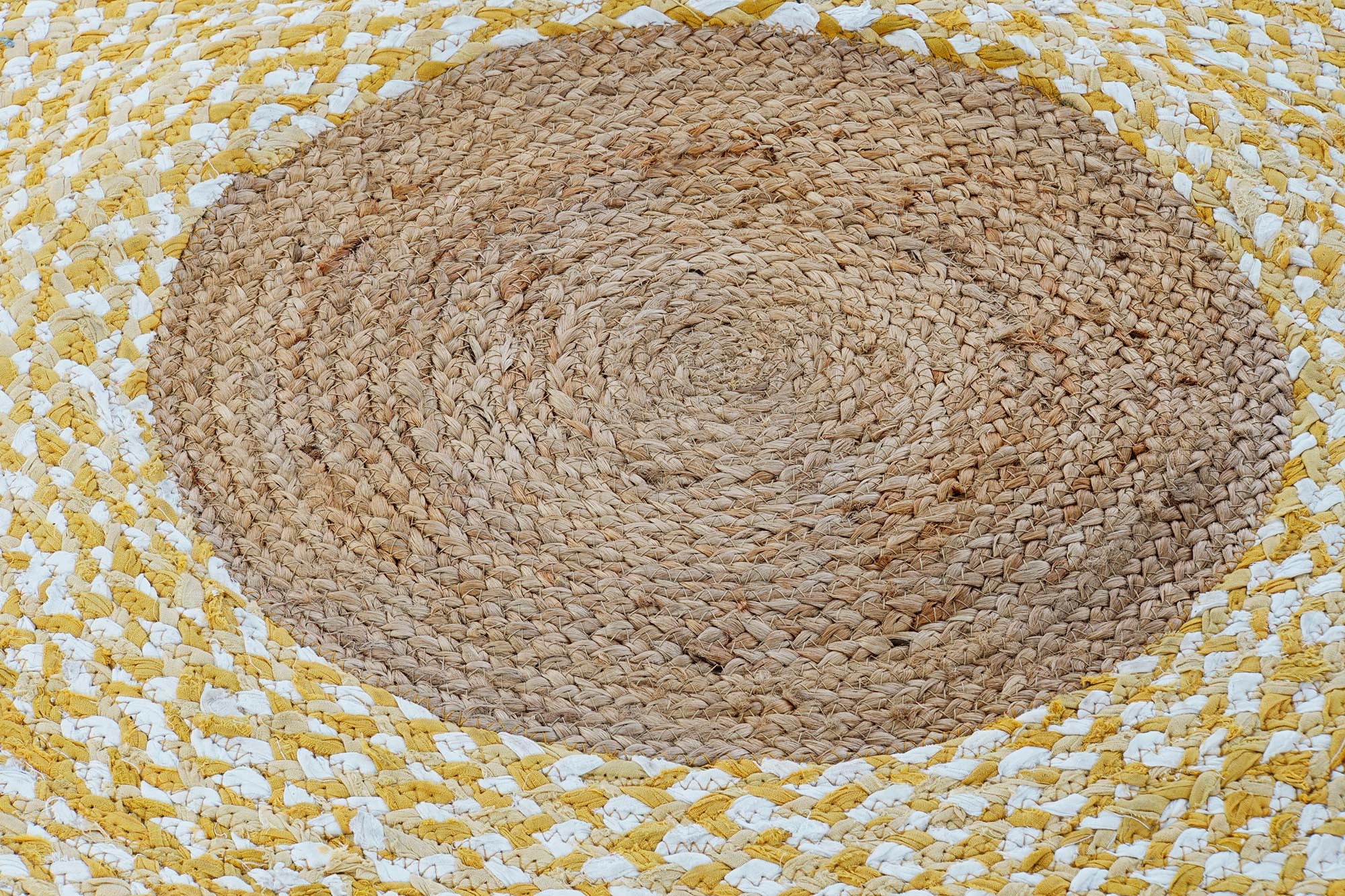 Alfombra Algodon Yute 200X200X1 2300 Gsm Natural