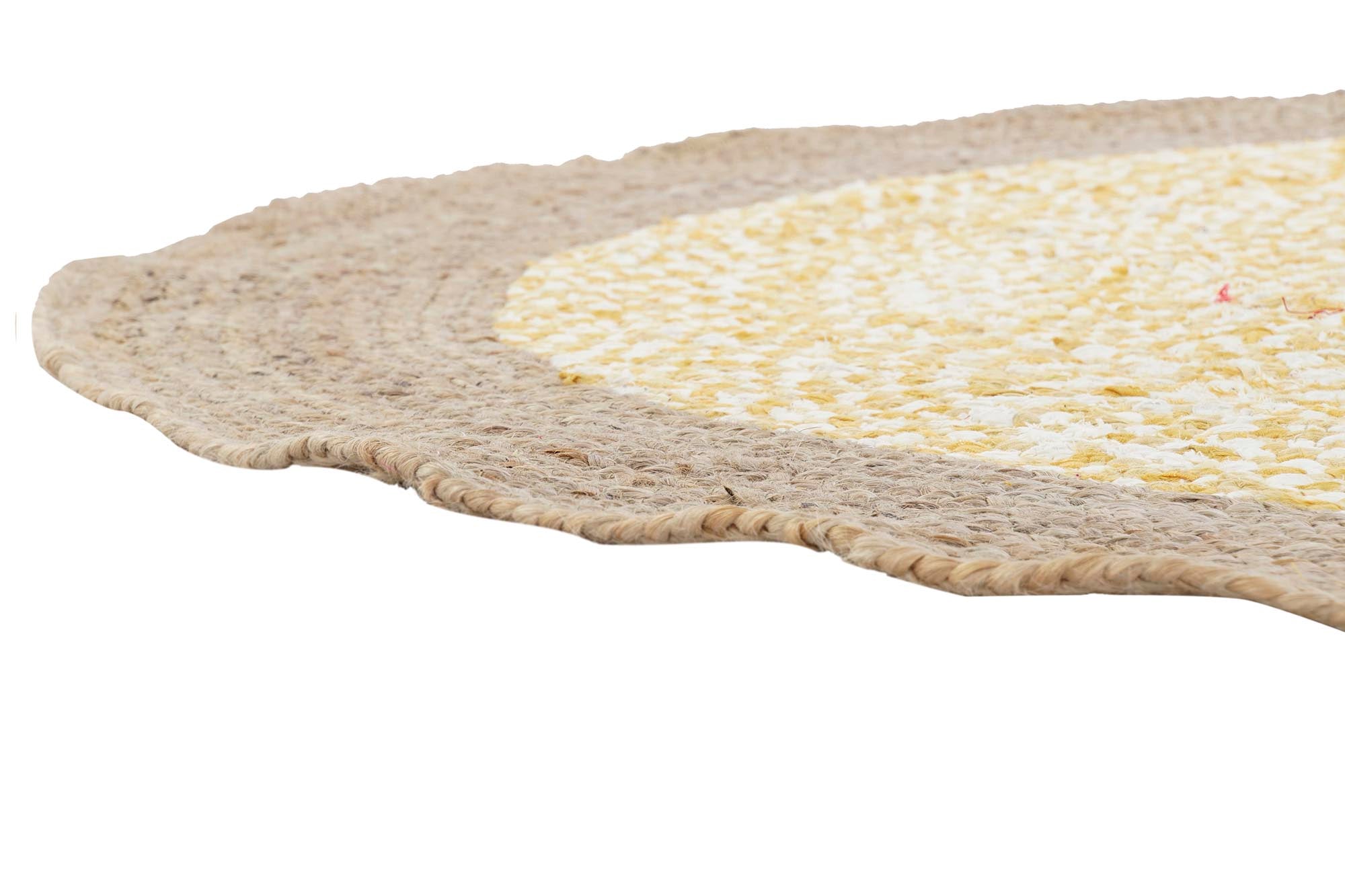 Cotton Jute Rug 200x200x1 2300 Gsm Natural