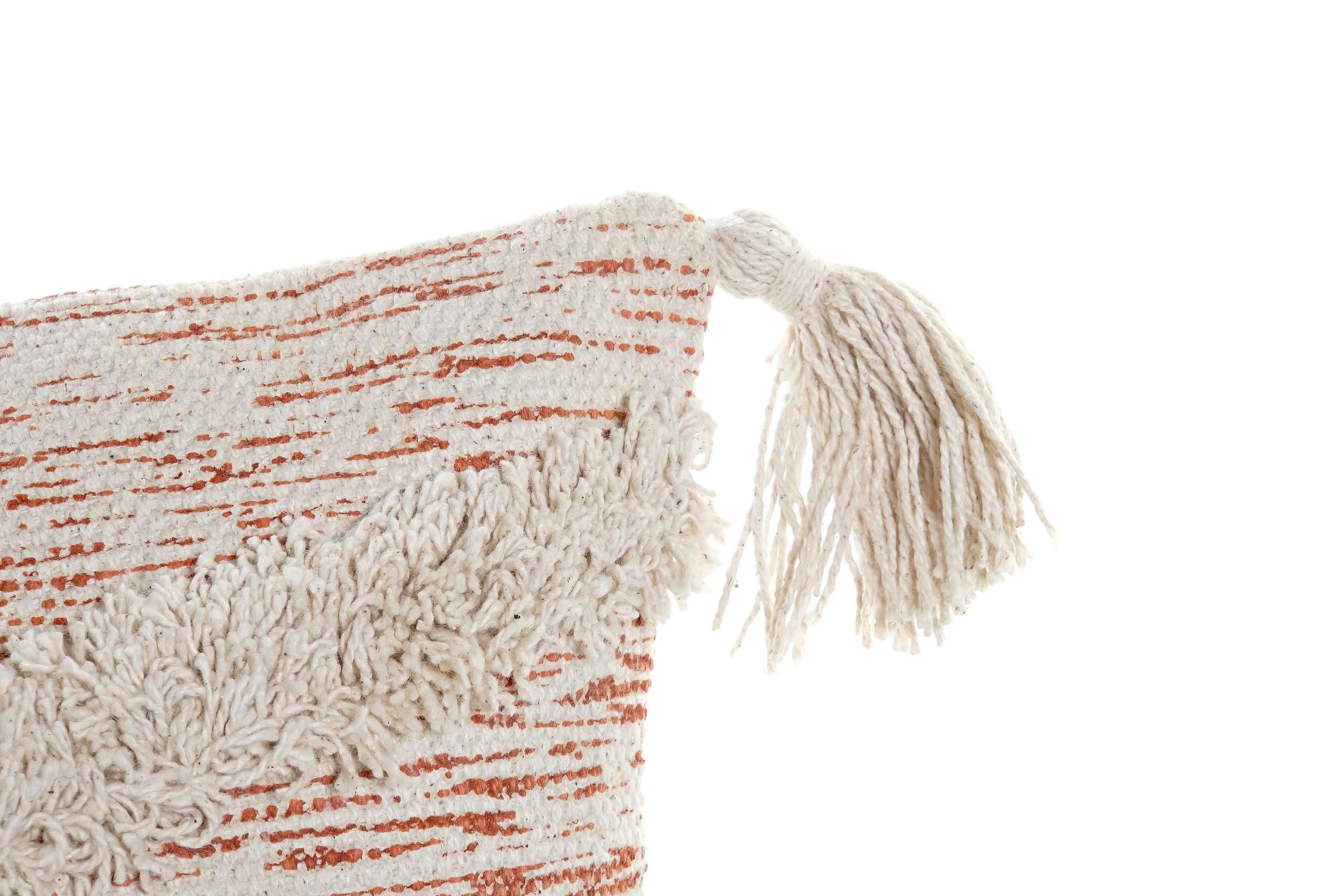 Cojin Algodon 60X10X30 850 Gr. Flecos Naranja