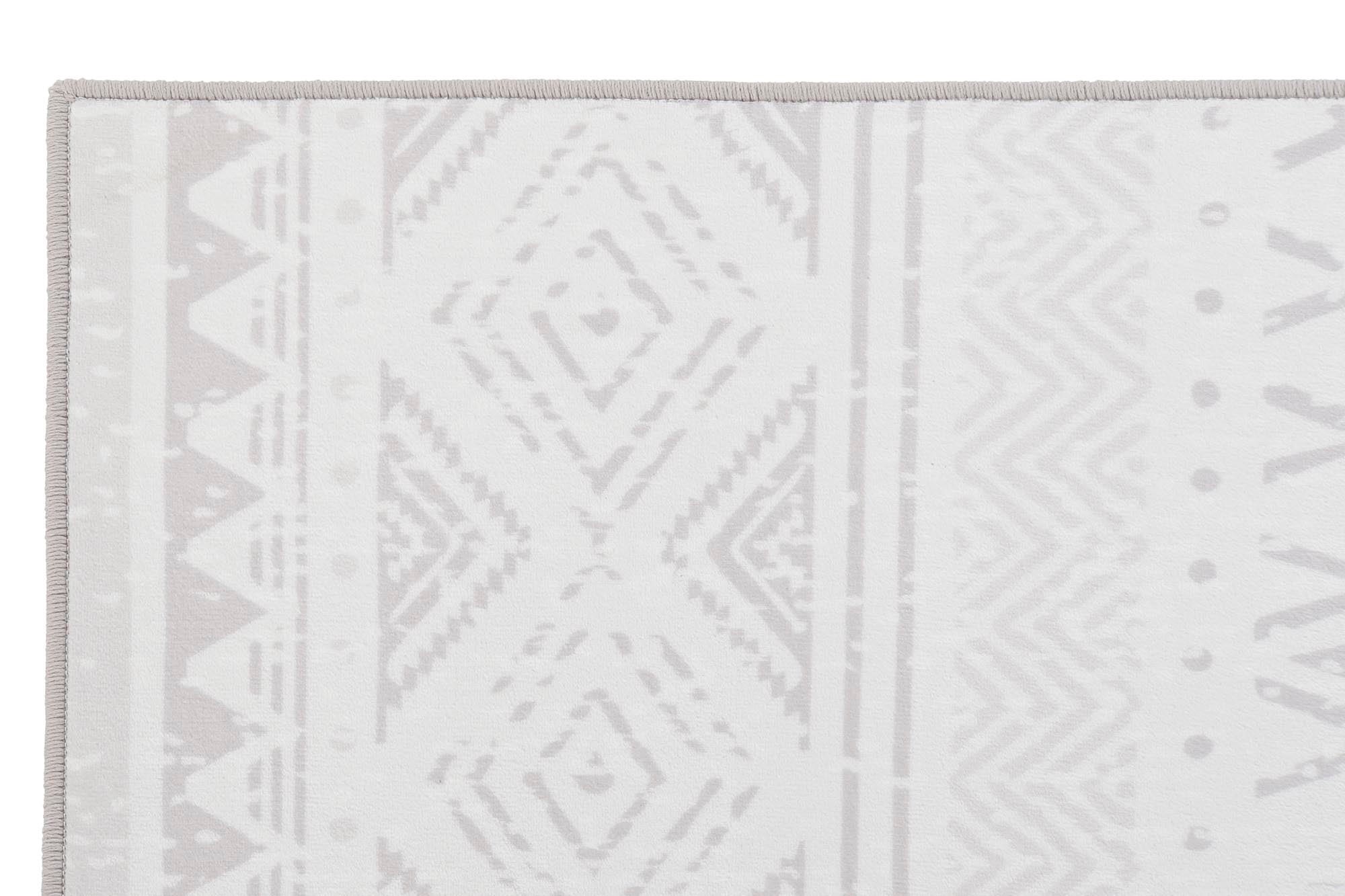 Alfombra Poliester 160X230X0,4 260 Gsm, Ikats Gris
