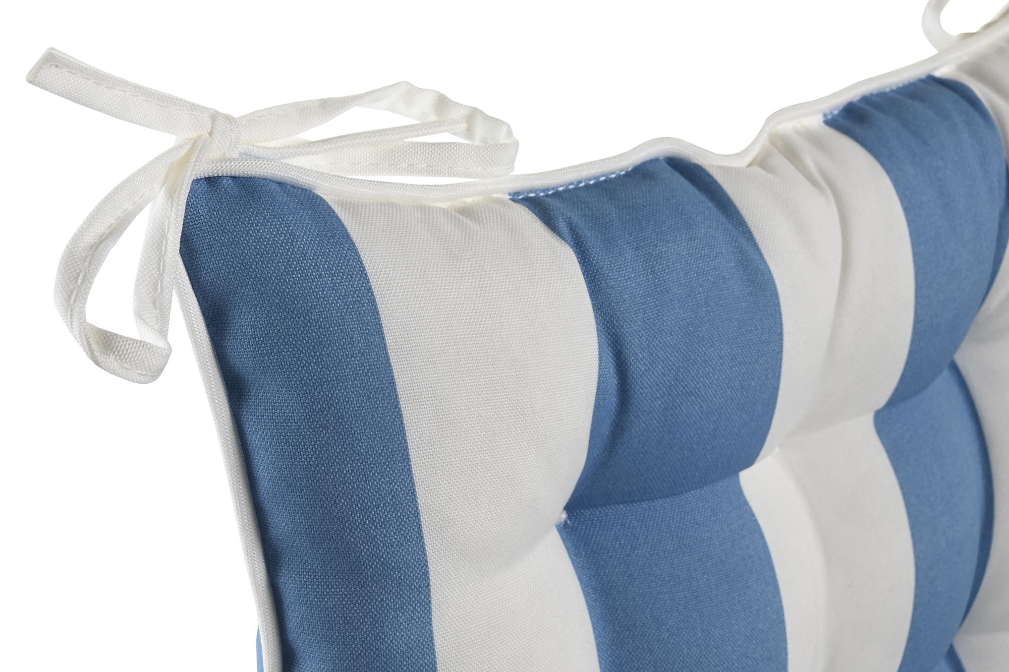 Cojin Silla Poliester 40X40X7 430 Gr, Rayas