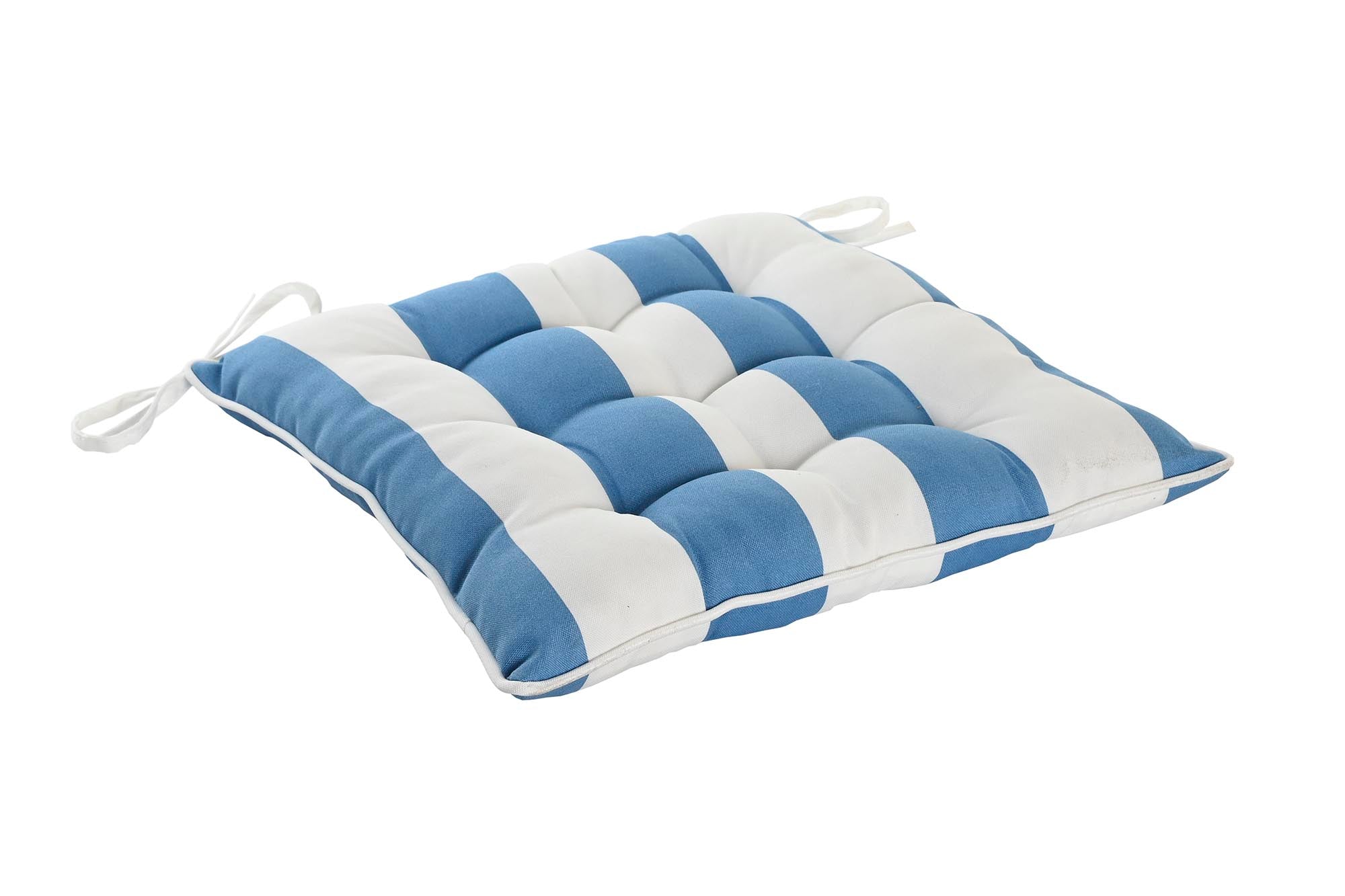 Cojin Silla Poliester 40X40X7 430 Gr, Rayas