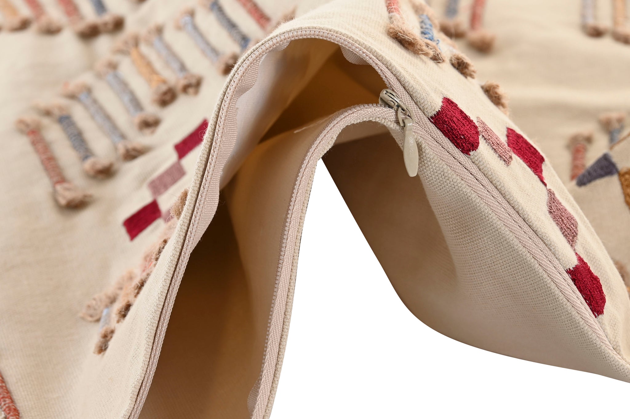 Funda Cojin Algodon 60X1X40 Beige