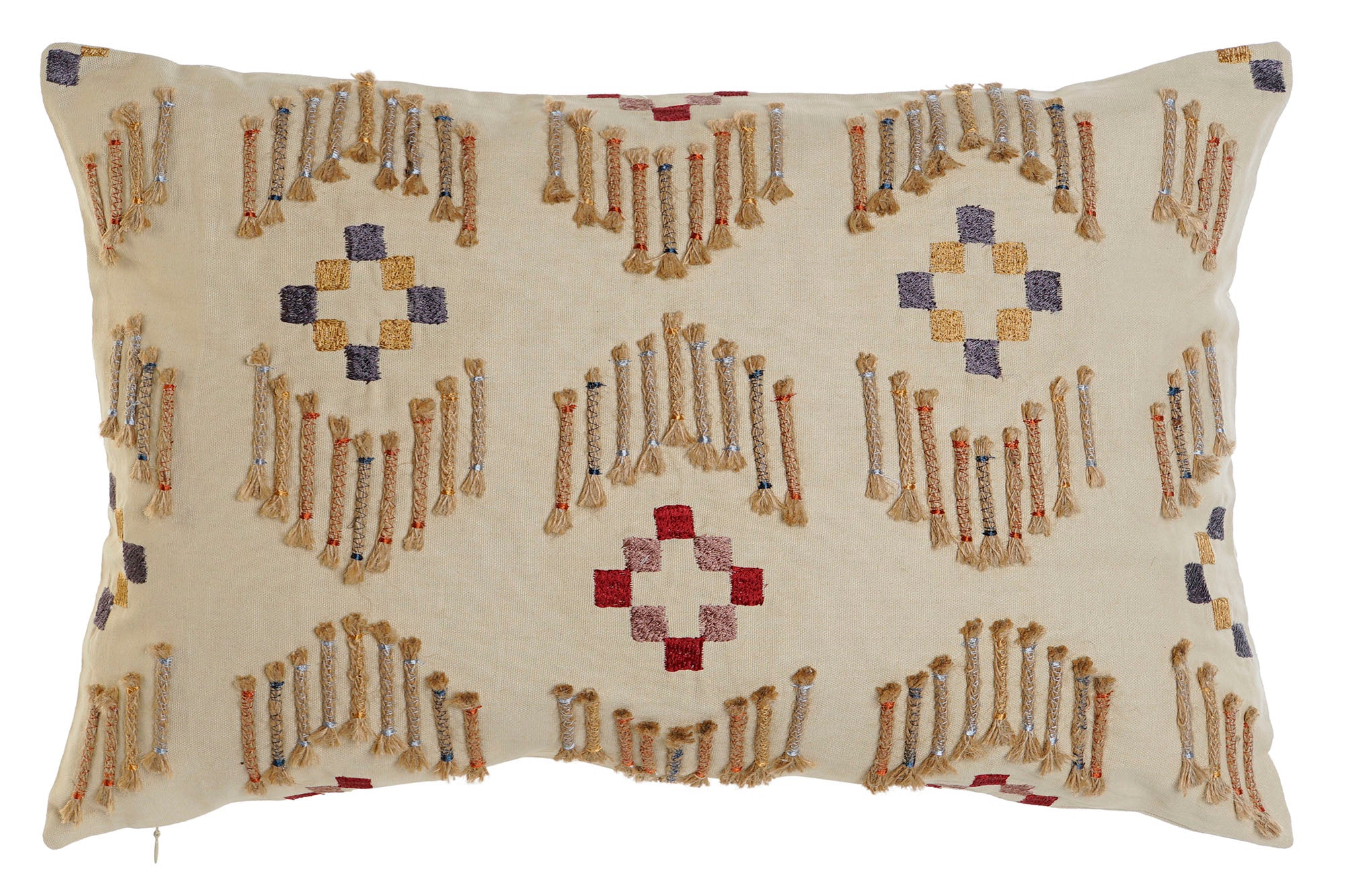 Funda Cojin Algodon 60X1X40 Beige