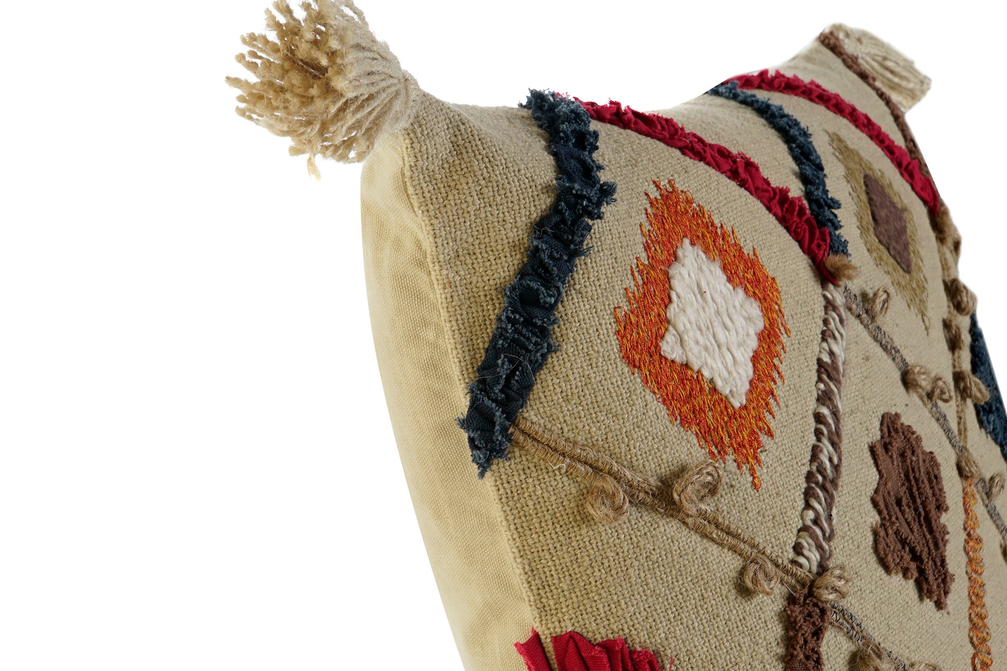 Funda Cojin Algodon 50X1X50 Flecos Multicolor