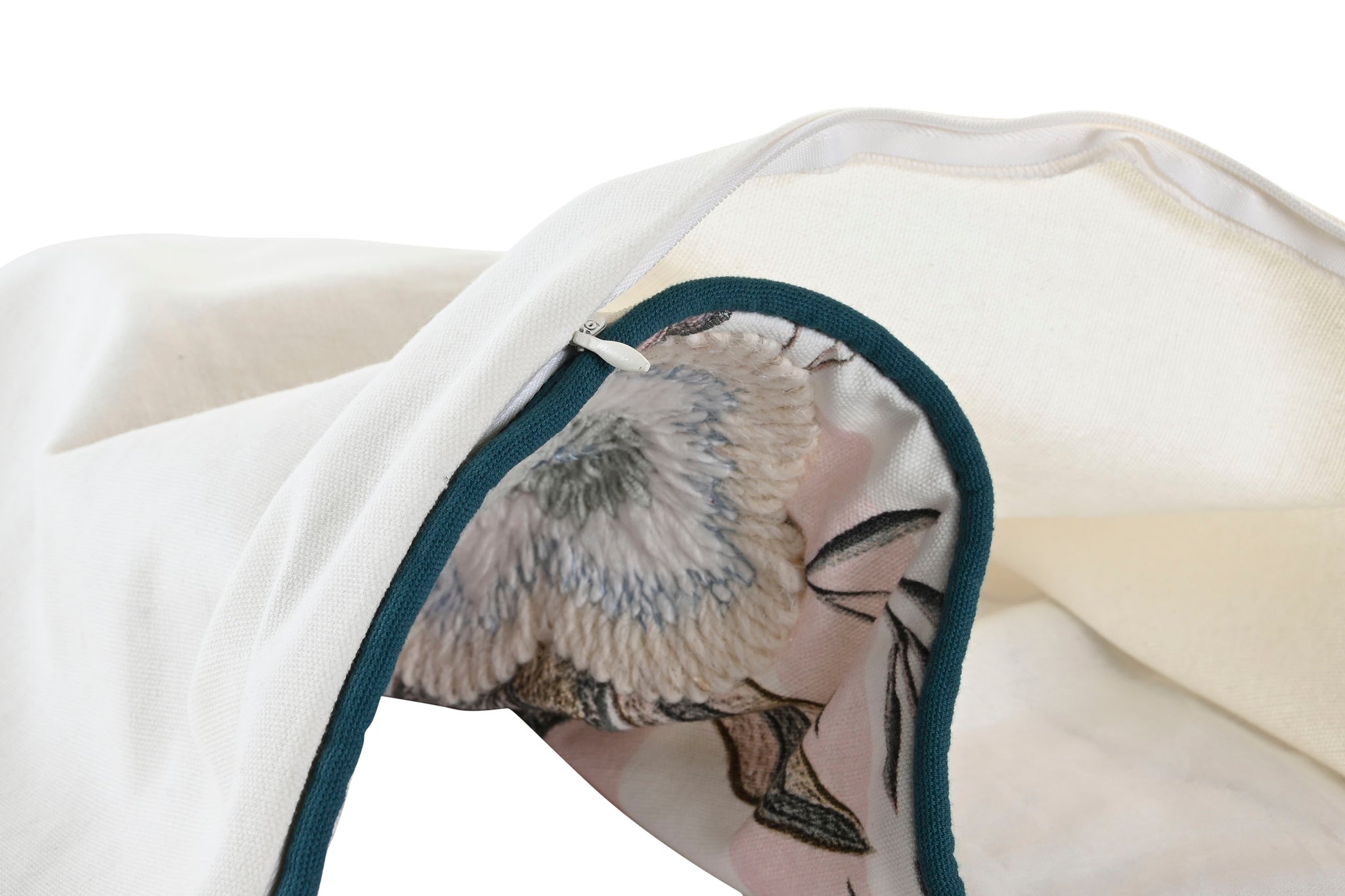 Funda Cojin Algodon 60X1X40 Tropical Verde