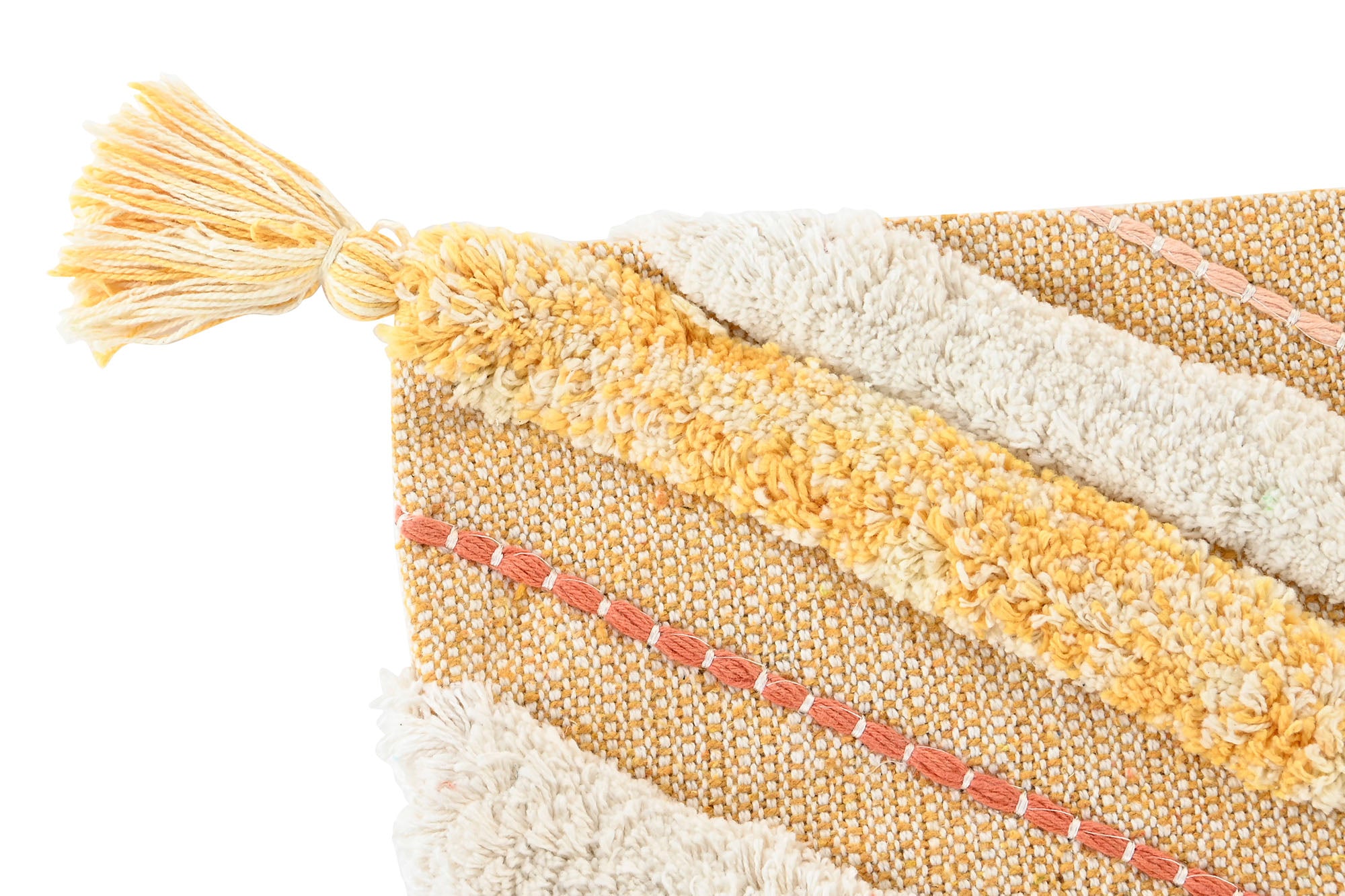 Funda Cojin Algodon 50X1X50 Amarillo