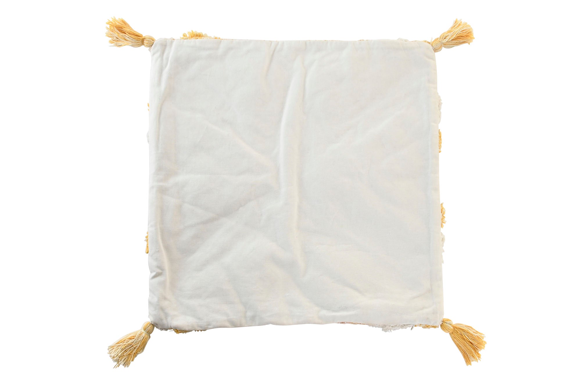 Funda Cojin Algodon 50X1X50 Amarillo