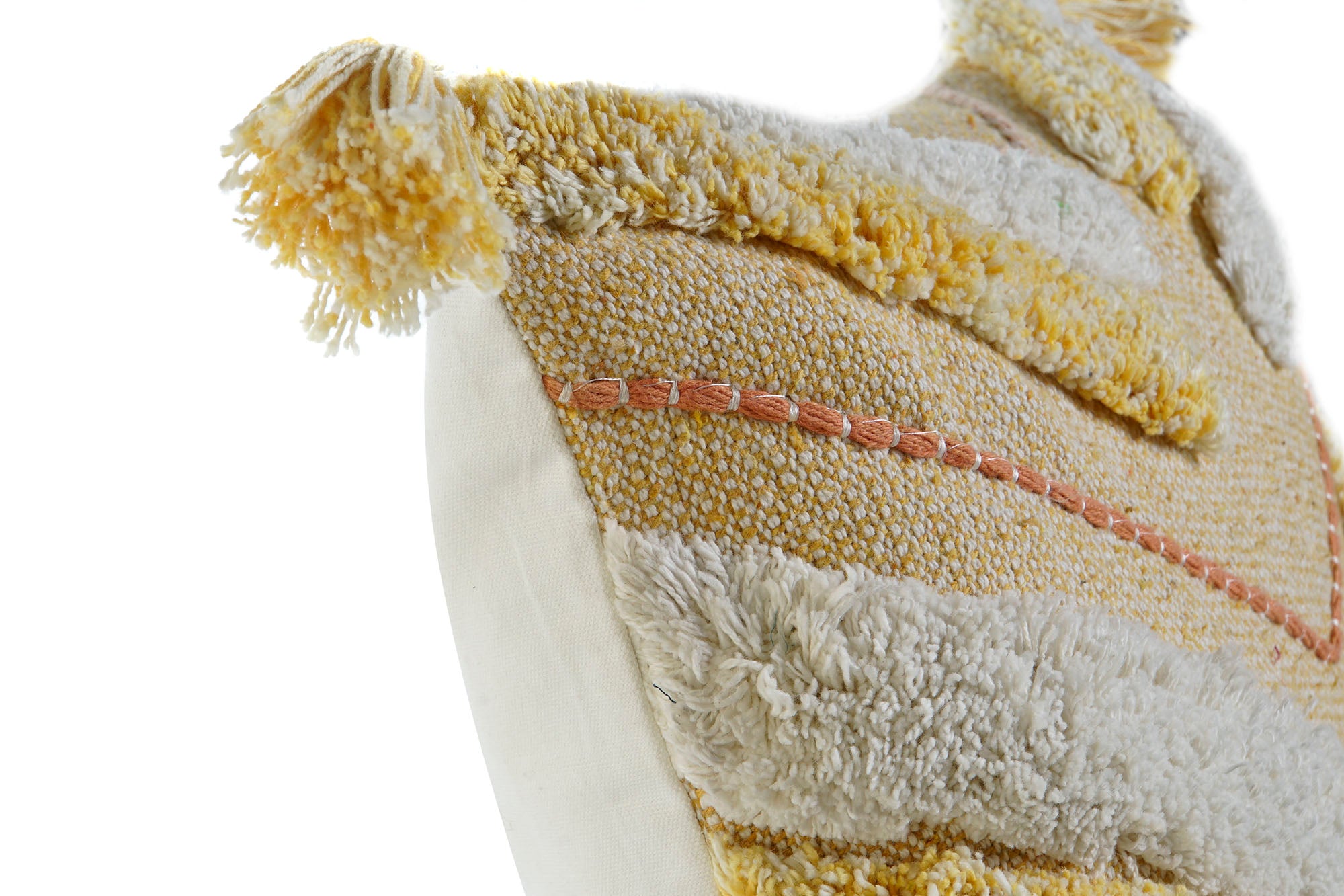 Funda Cojin Algodon 50X1X50 Amarillo