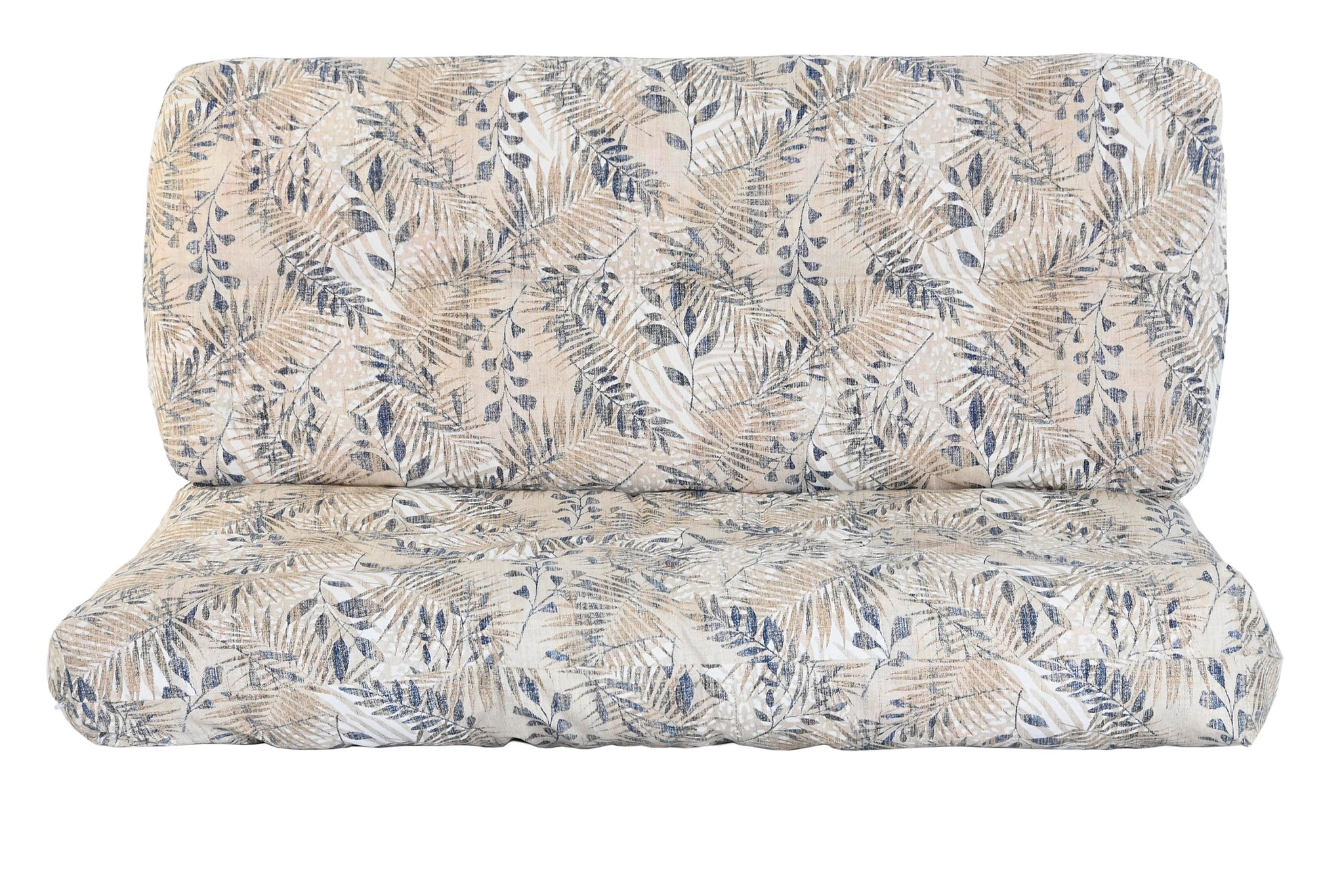 Conjunto de 2 almofadas de chão de algodão 120x80x16 ramos