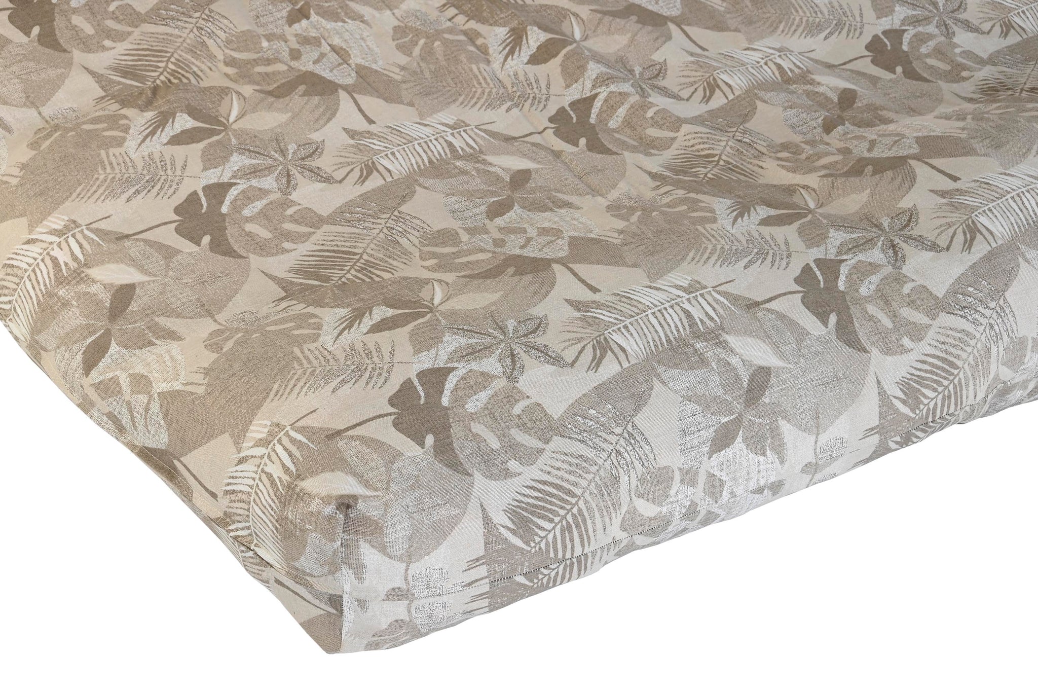 Floor Cushion Set of 2 Cotton 120x80x16 Sheets