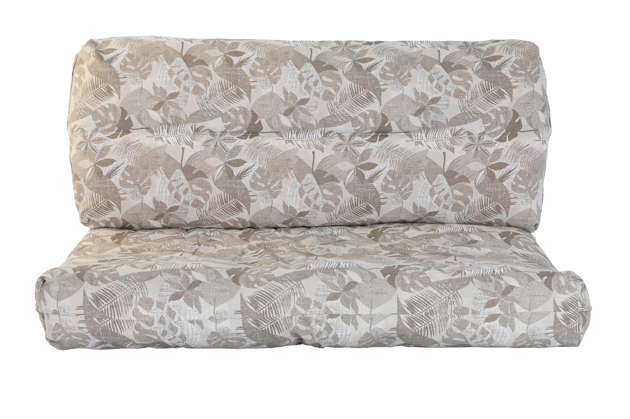 Floor Cushion Set of 2 Cotton 120x80x16 Sheets