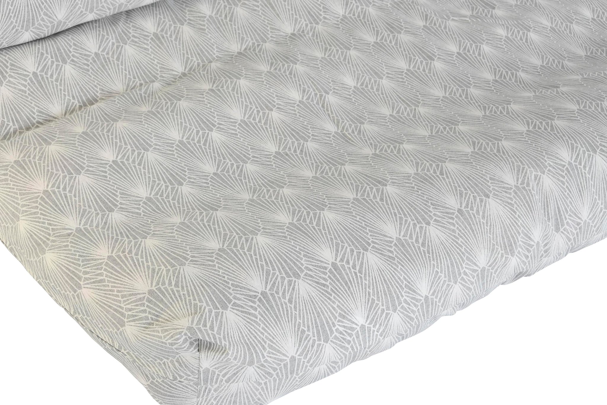 Floor Cushion Set of 2 Cotton 120X80X16 Bamboo