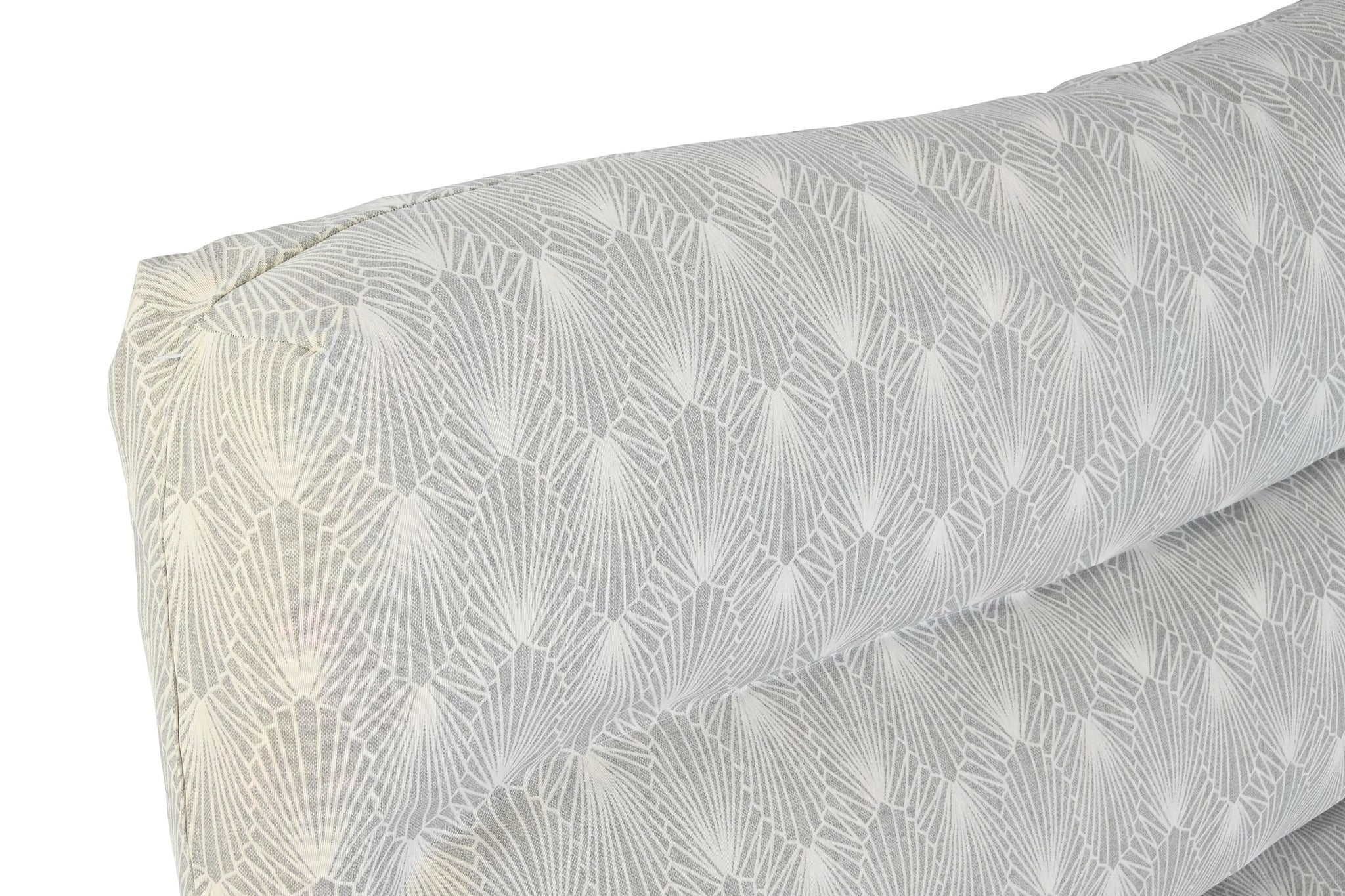 Conjunto de 2 almofadas de chão de algodão 120x80x16 bambu