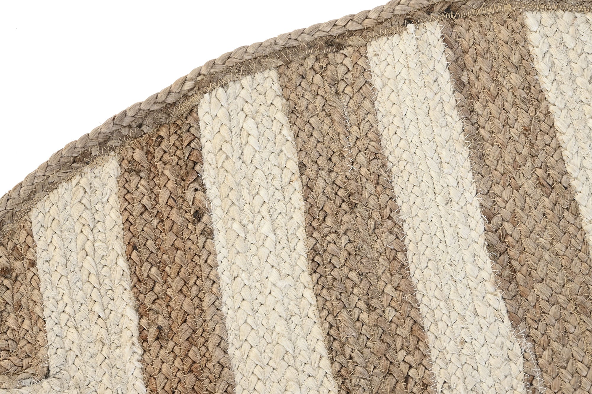 Tapete de algodão juta 120x120x1 2300gsm natural