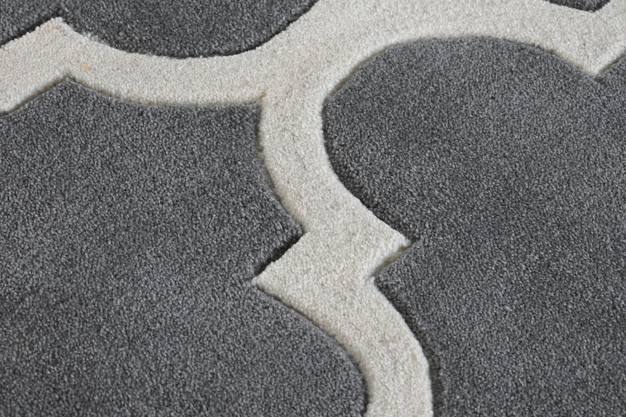 Tapete de poliéster 160x230x2 1800 g/m² cinza étnico