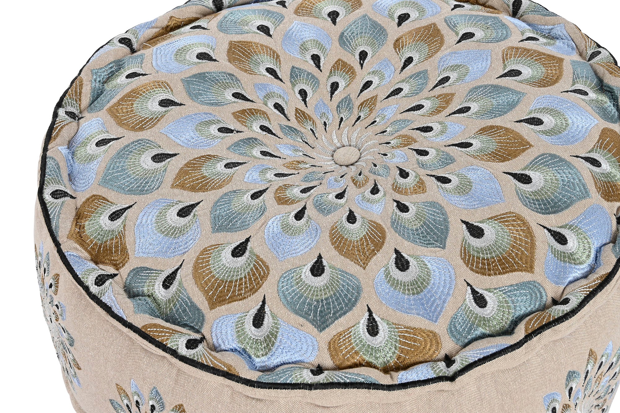 Cotton Floor Cushion 60X60X27 7500Gr G Blue