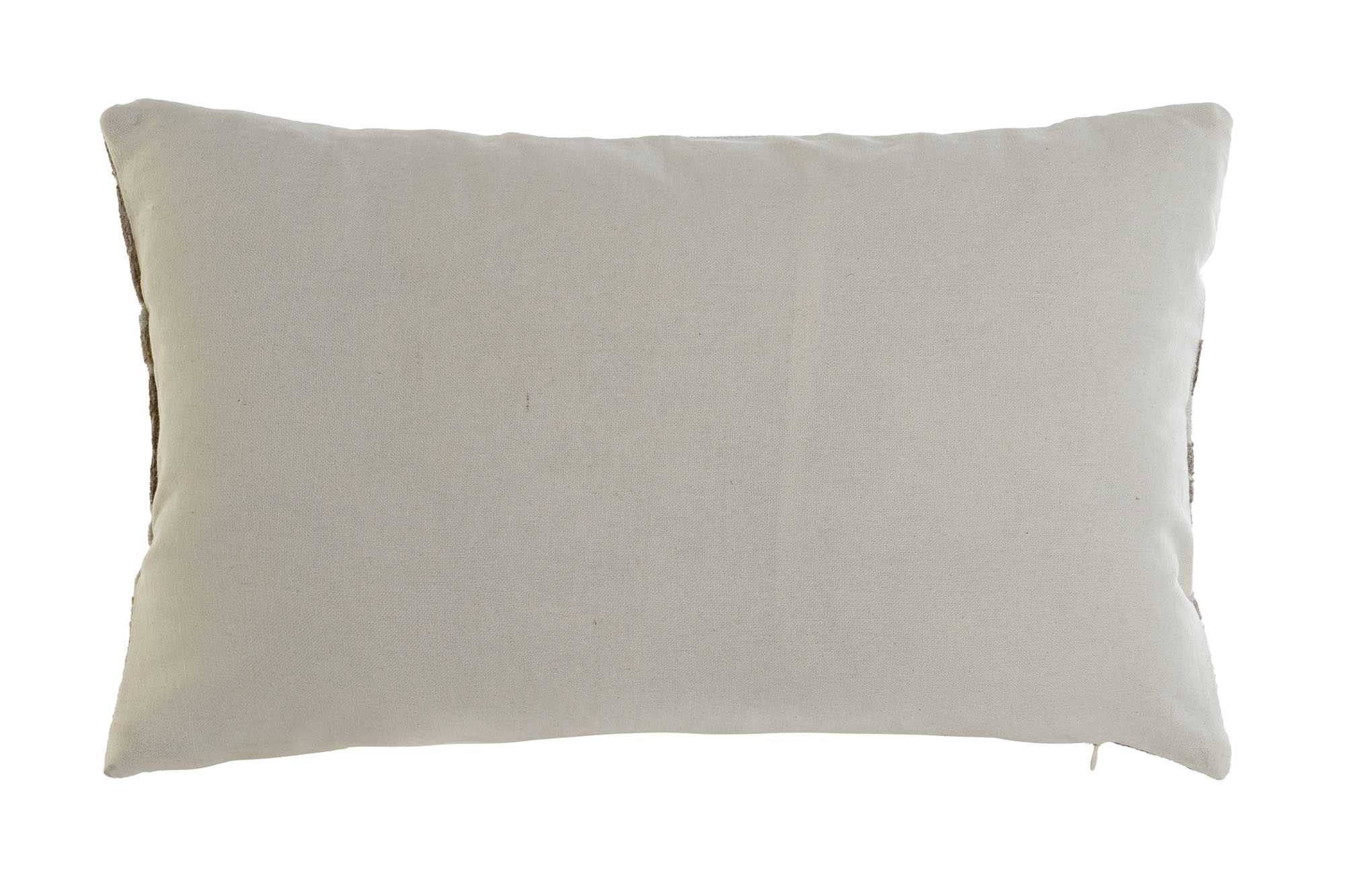 Cojin Algodon 50X15X30 380 Gr, Bordado Beige