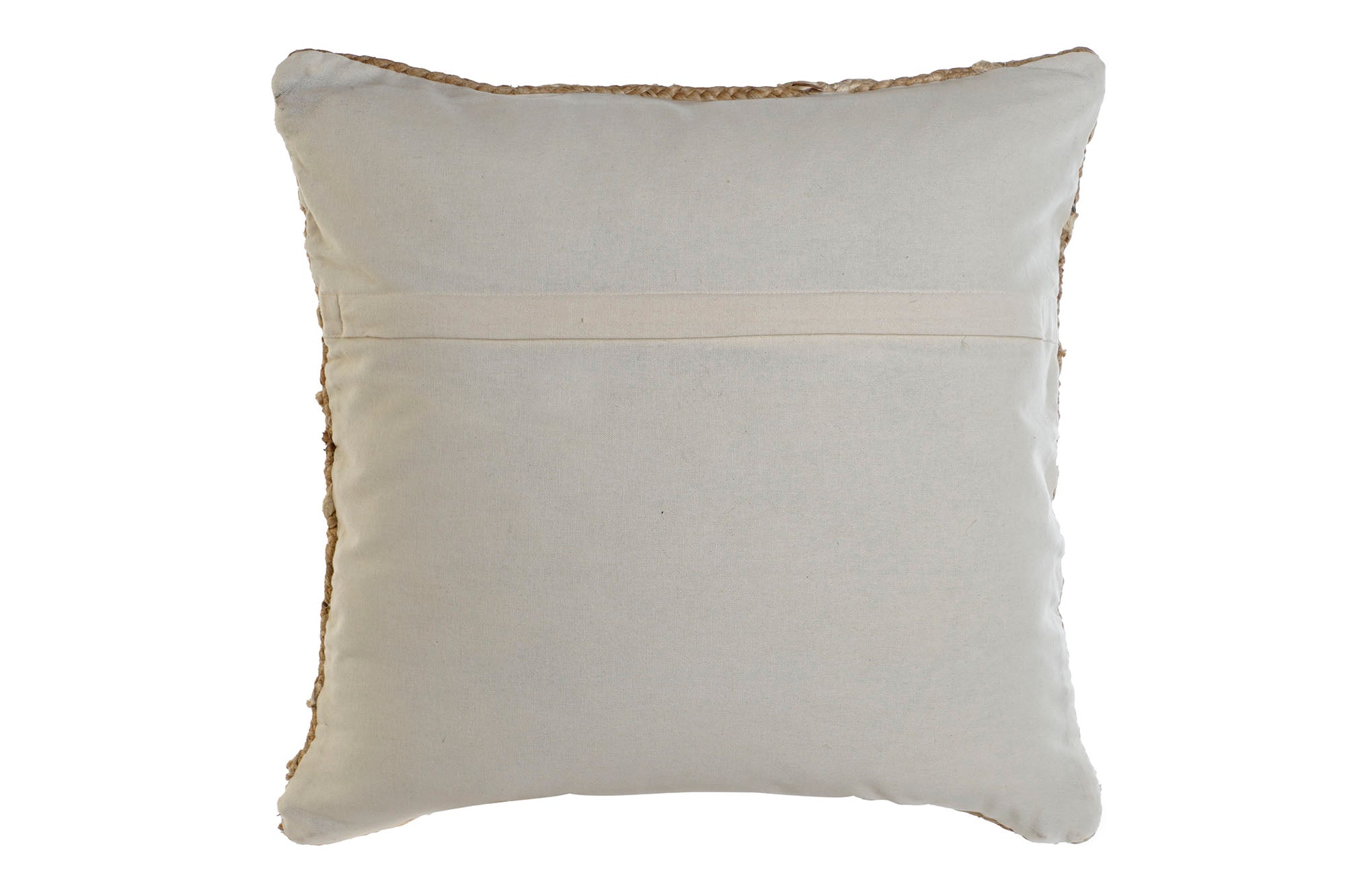 Cojin Yute 50X15X50 560 Gr, Bordado Natural