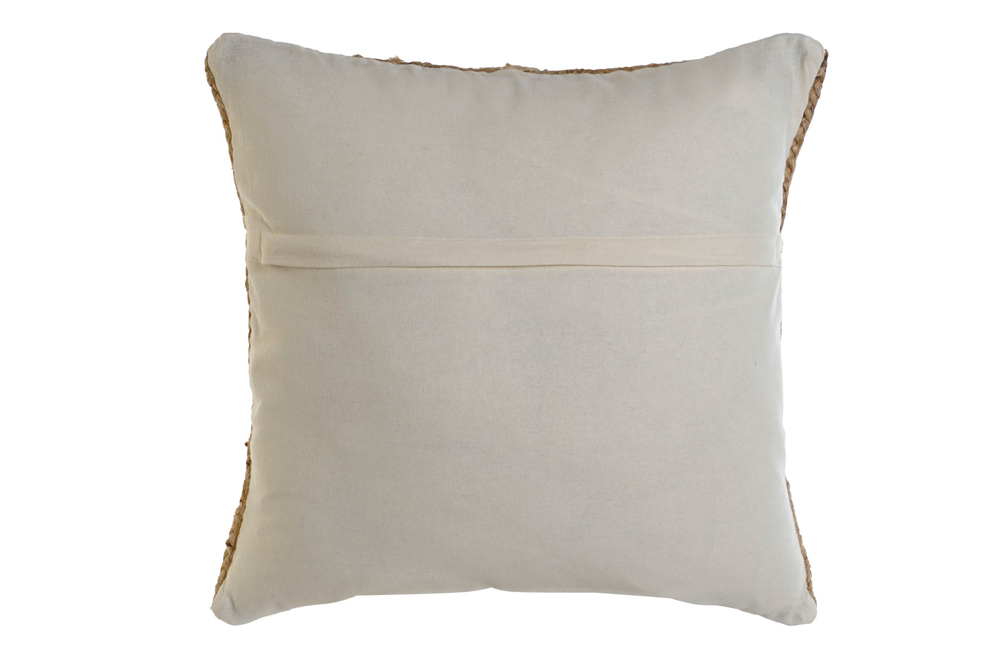 Cojin Yute 50X15X50 560 Gr, Bordado Natural