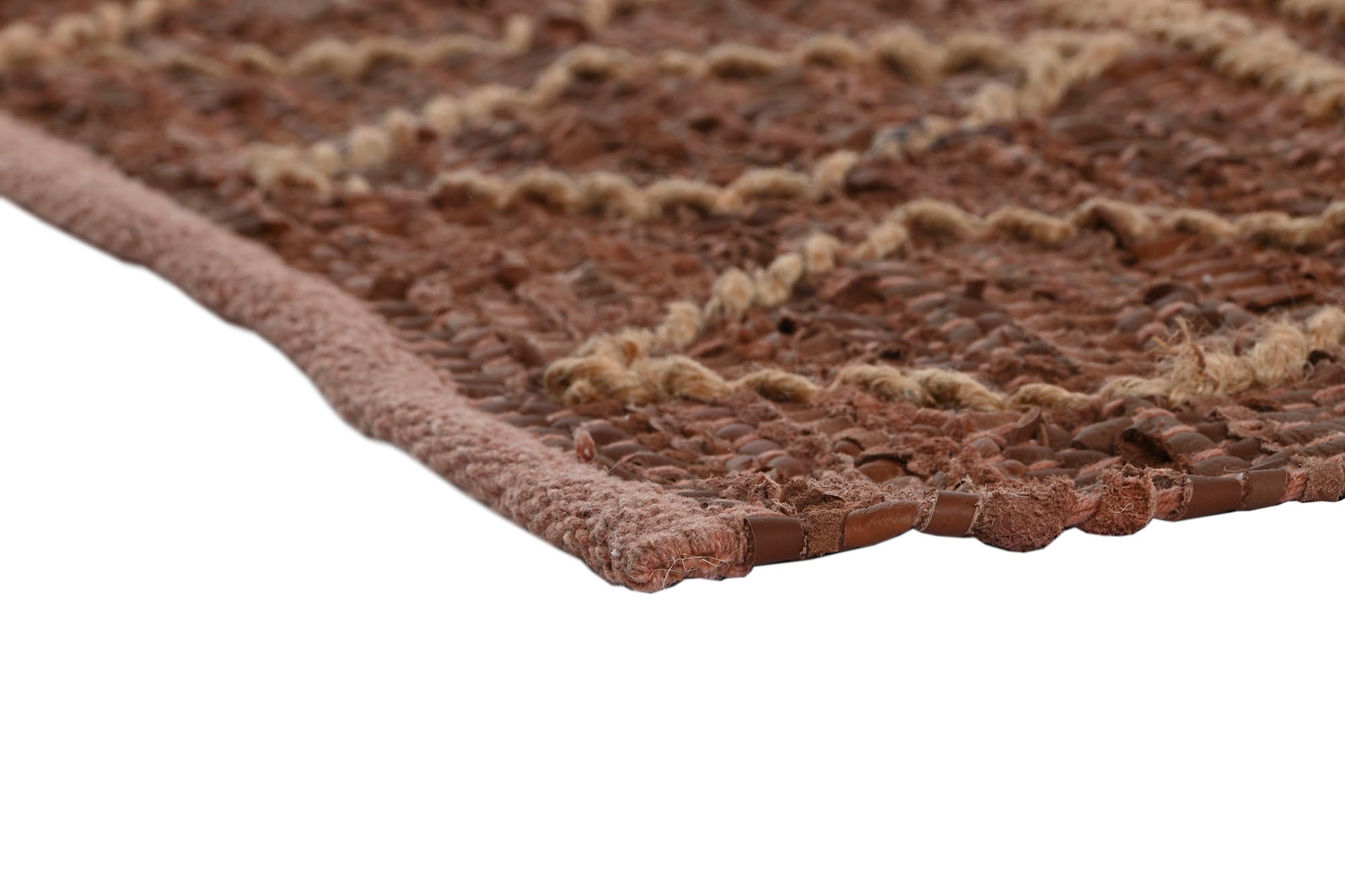Tapete de couro de juta 160x230x1 2000gsm Diamantes